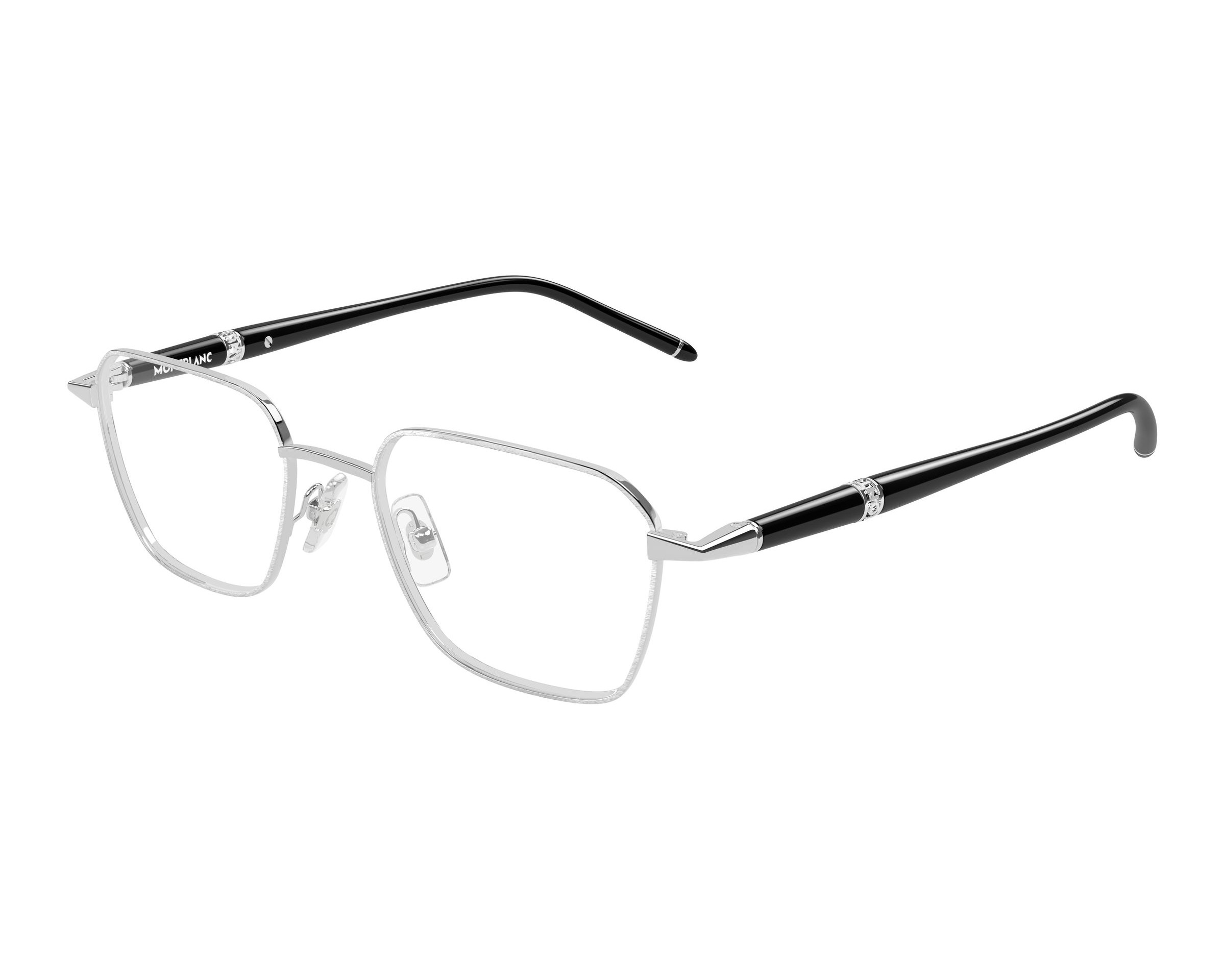 Mont Blanc MB0485O 004 51-19 Argent  vue de profil