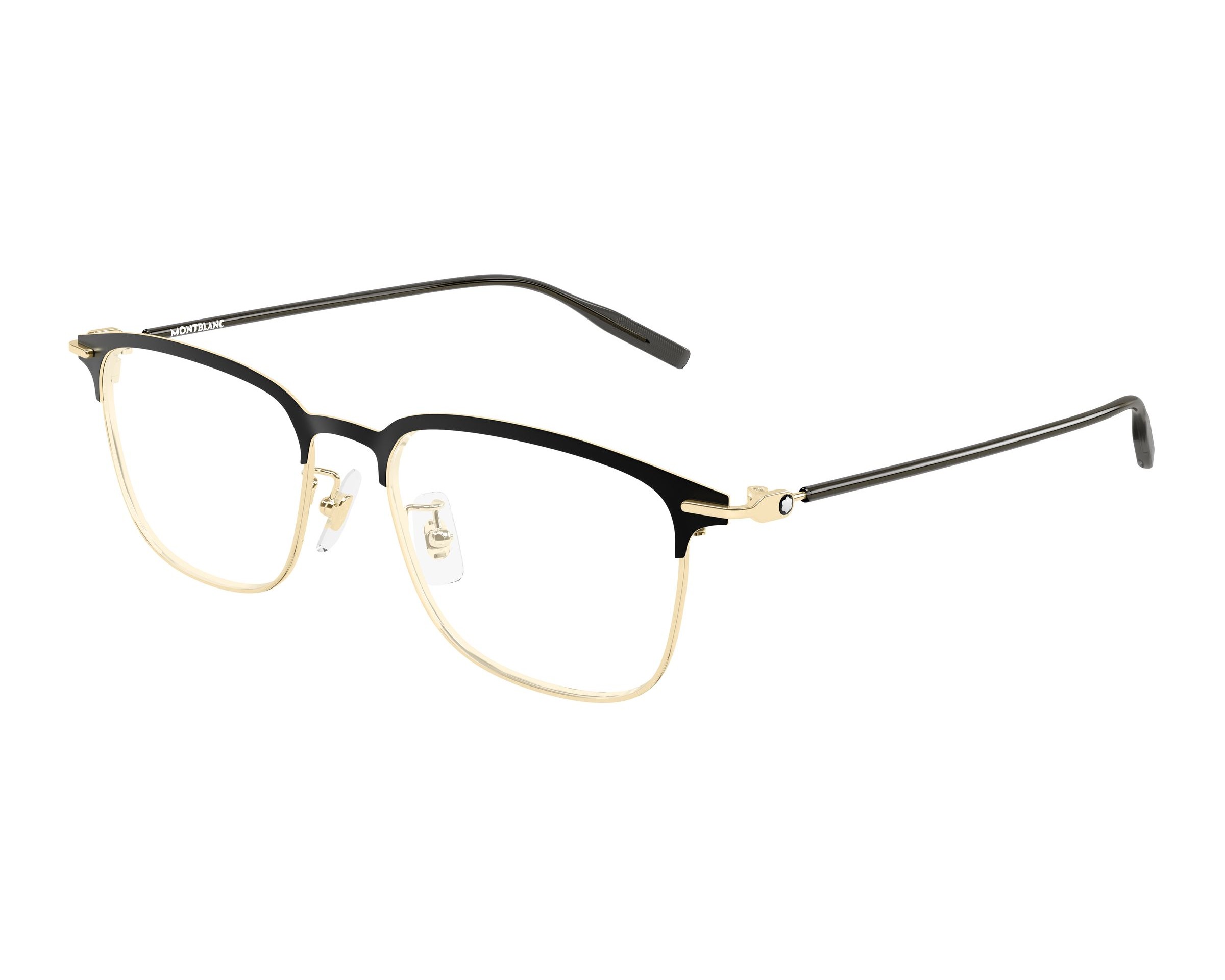 Mont Blanc MB0490OA 002 54-18 Or  vue de profil