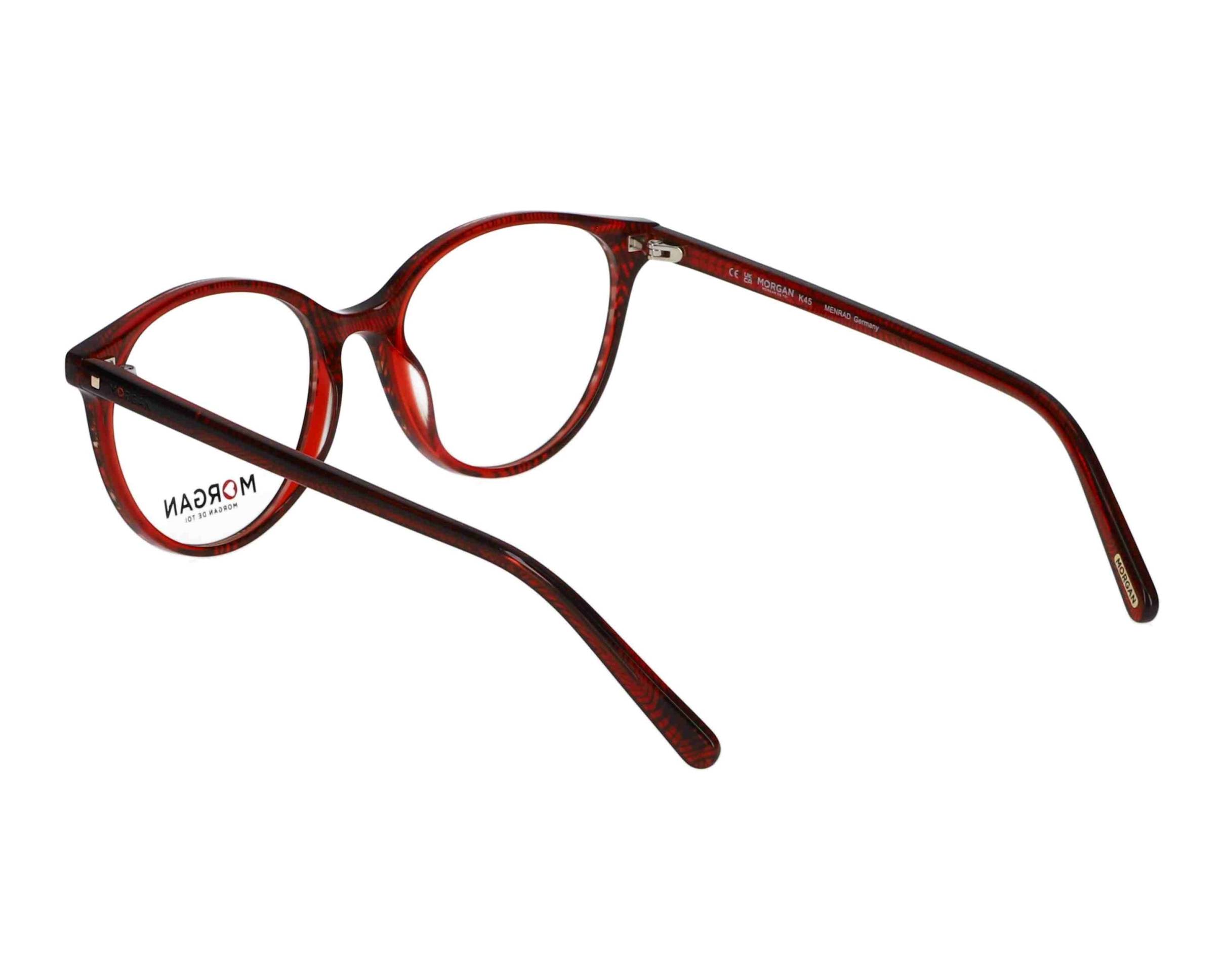 Lunettes Vintage Gormanns 1-2032-5516 Rouge Transparent - Monture Carrée Acétate/métal, Allemagne, Neuves Sans étiquette