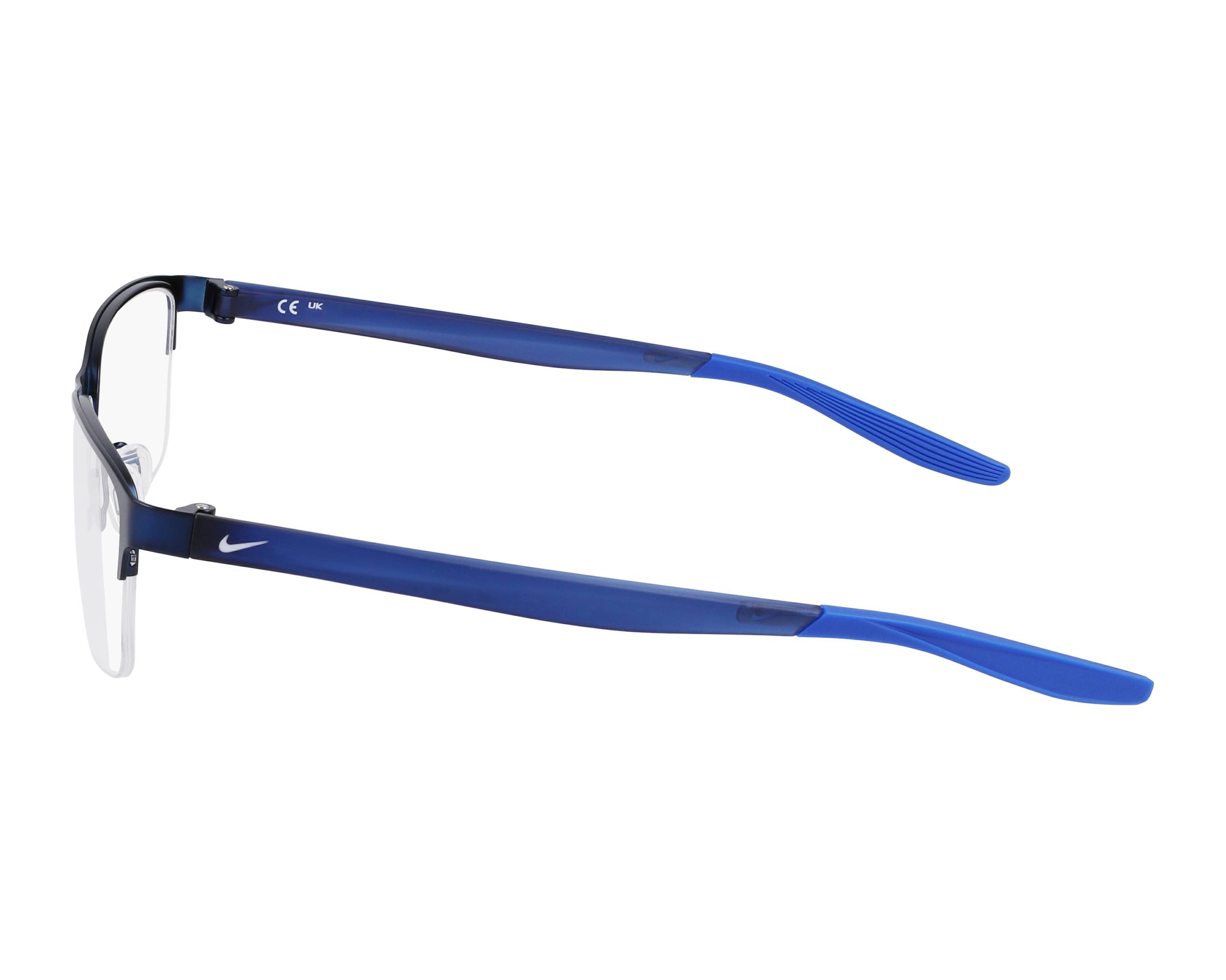 Nike 8153 410 55-15 Black Blue vue 360 degr&eacute;s 5