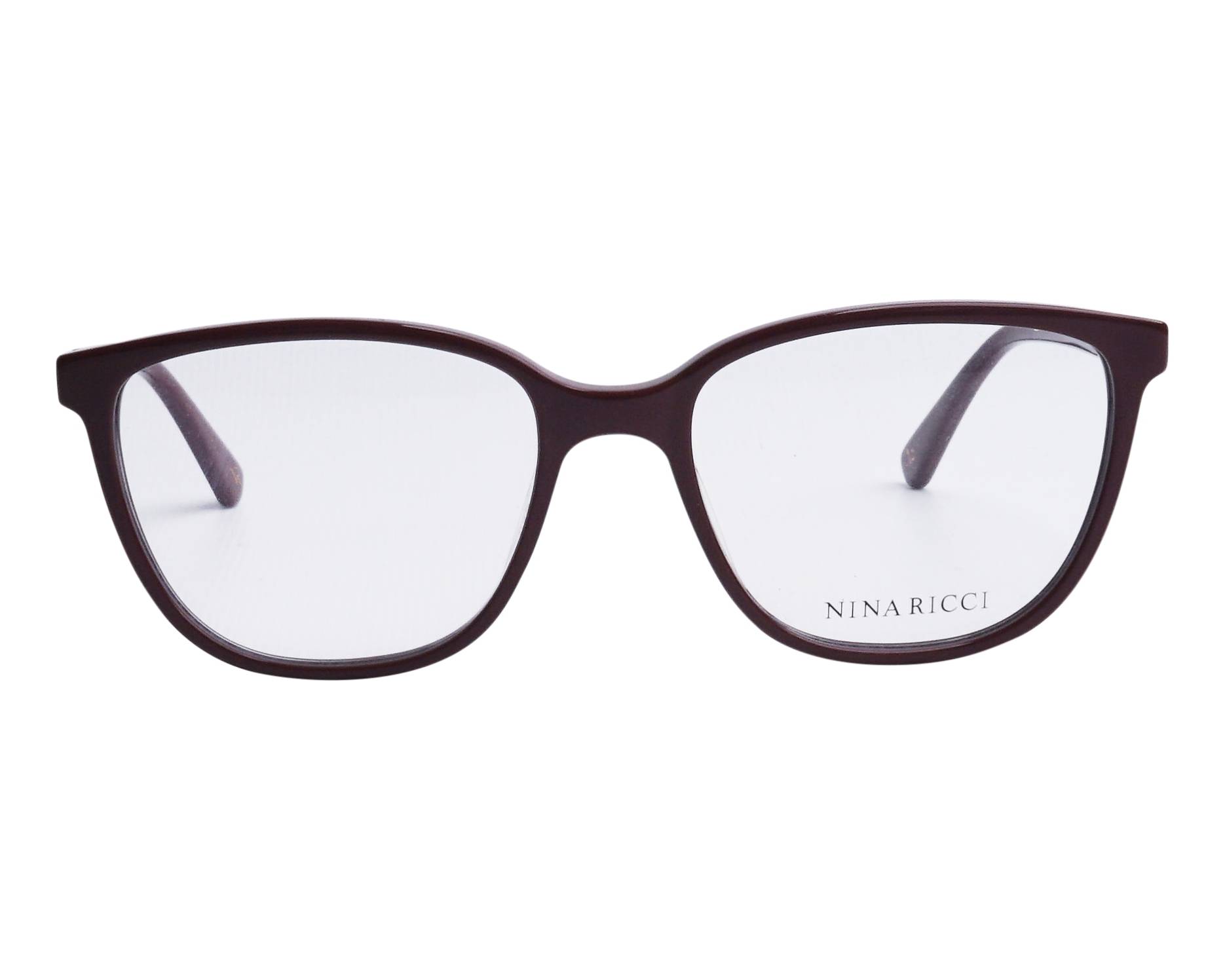 Nina Ricci VNR-144 09FR 52-17 Bordeaux  vue de face