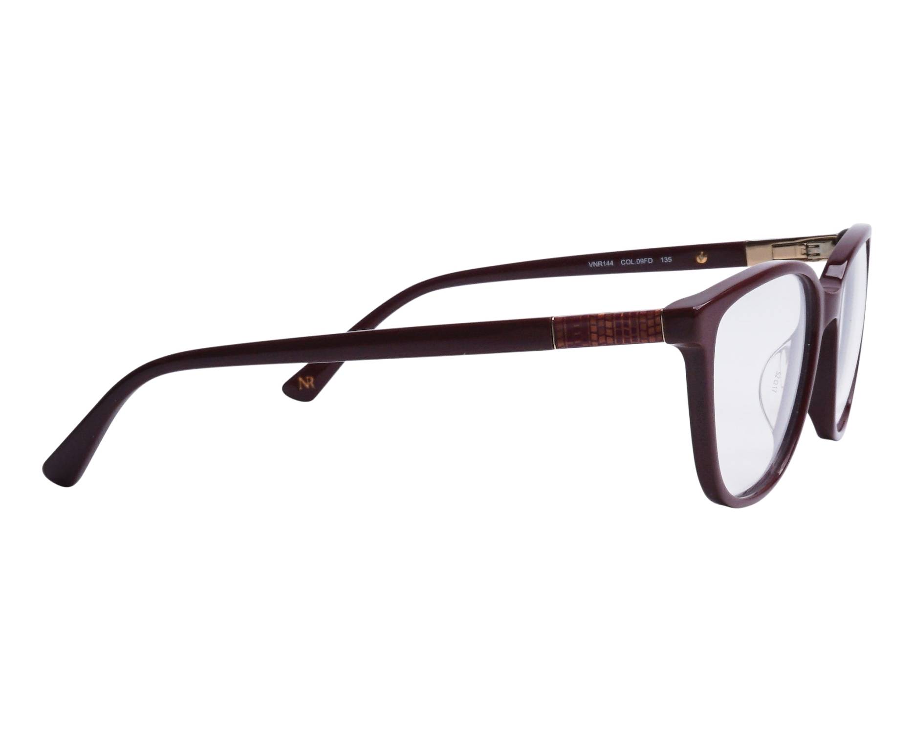Nina Ricci VNR-144 09FR 52-17 Bordeaux  vue de c&ocirc;t&eacute;