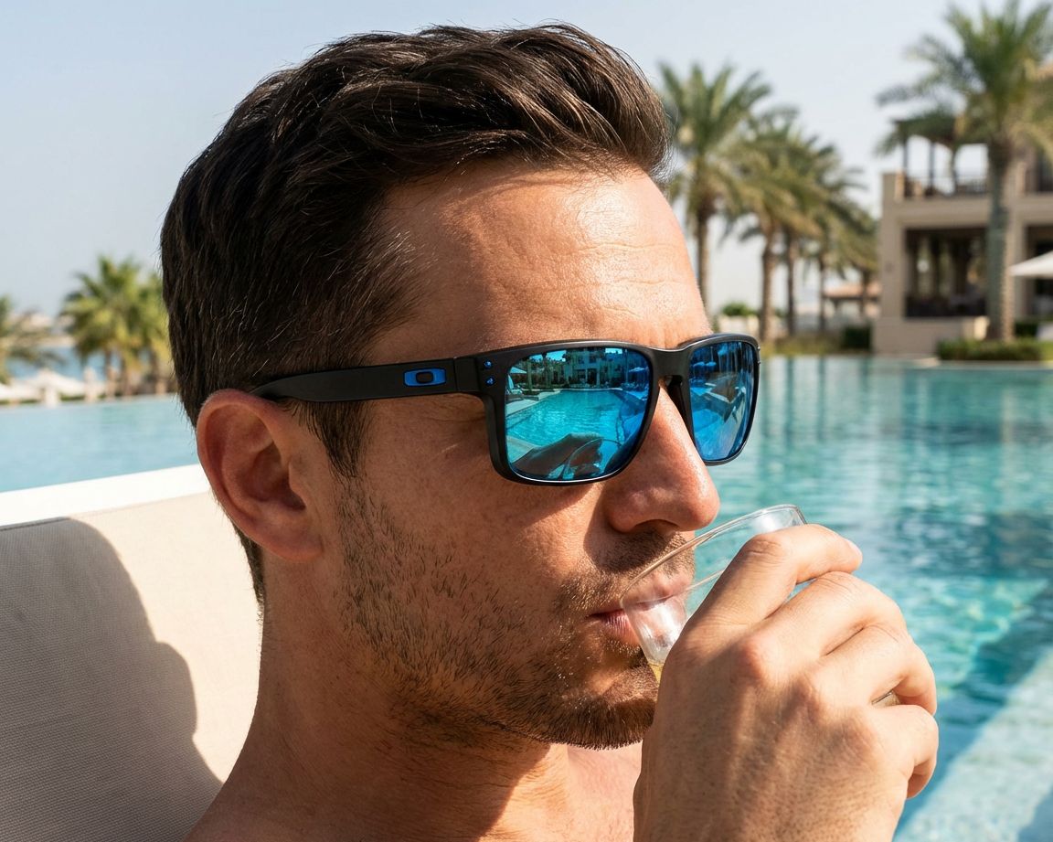 Oakley OO9102 9102C1 55-18 Bleu  vue 360 degr&eacute;s 9