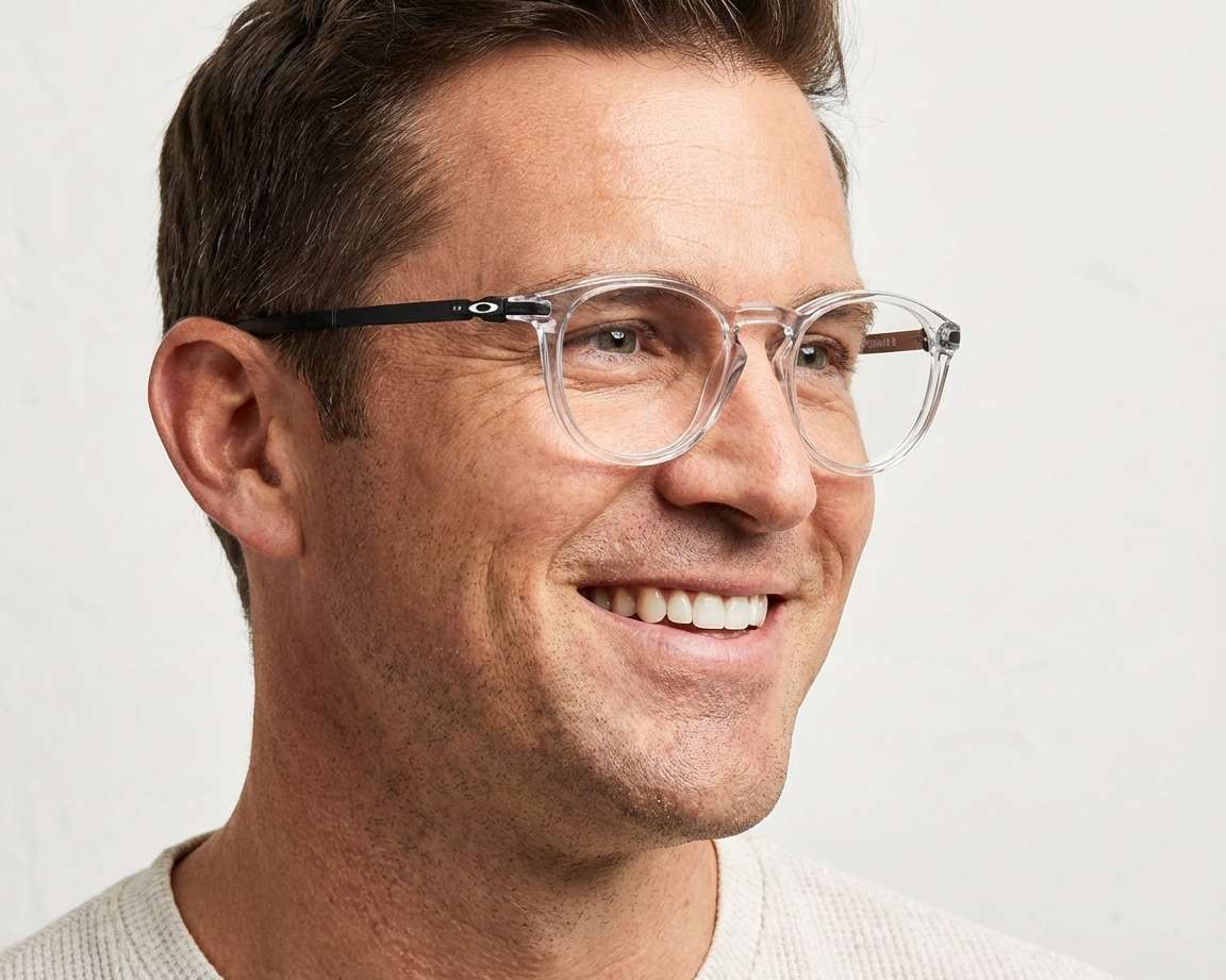 Oakley OX-8105 04 50-19 Transparent Noir vue 360 degr&eacute;s 14