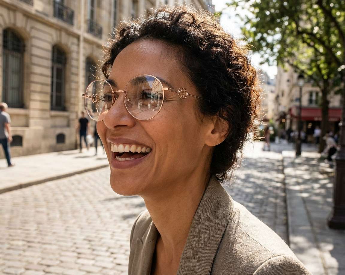 Pierre Cardin PC-8882 DDB 54-17 Rose doré  vue 360 degr&eacute;s 5