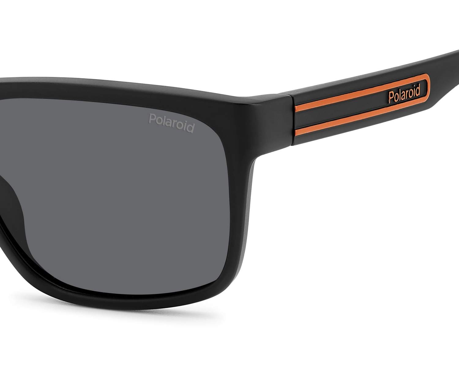 Polaroid PLD-2149-S 8LZM9 57-17 Noir Orange vue 360 degr&eacute;s 5