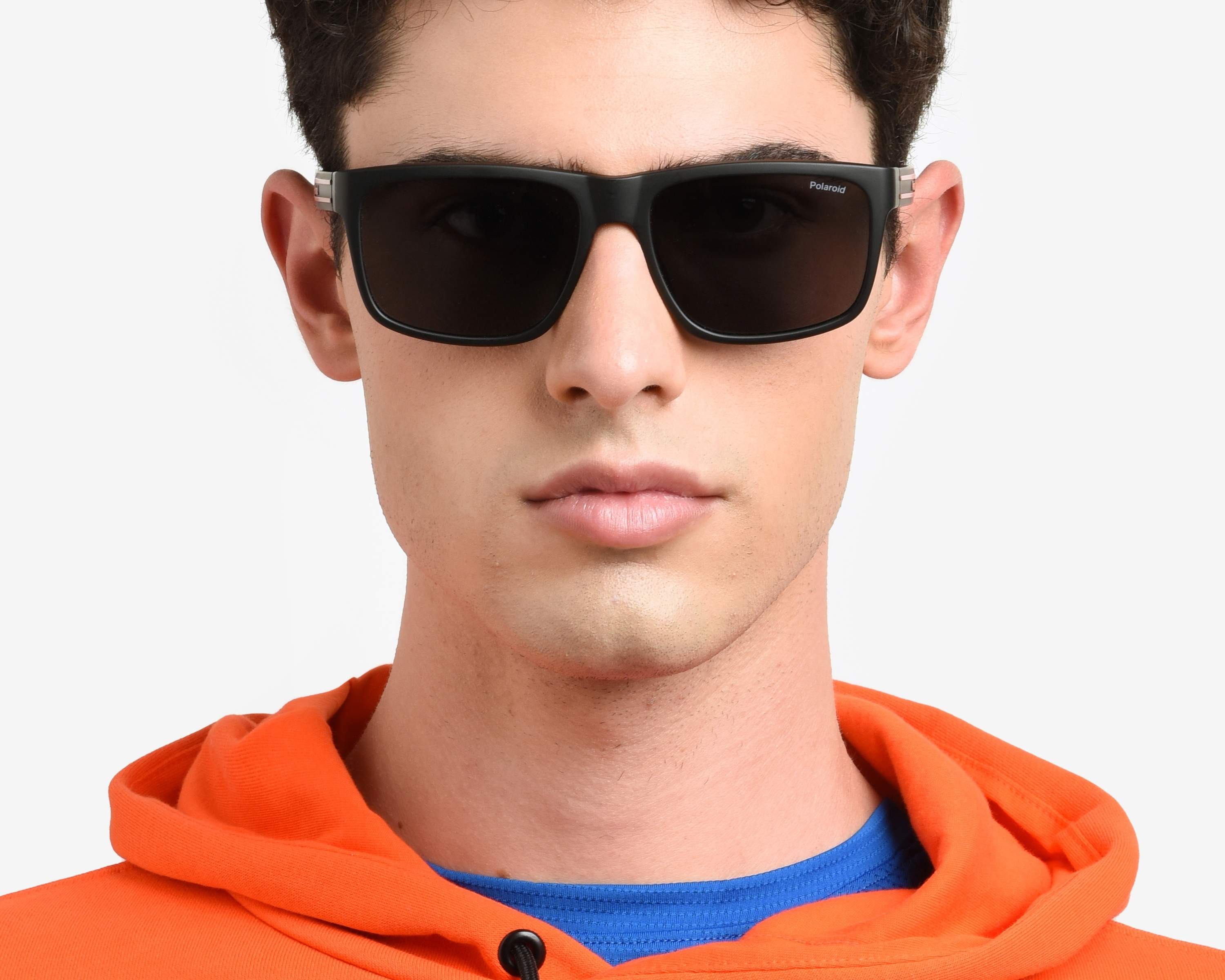 Polaroid PLD-2149-S 8LZM9 57-17 Noir Orange vue 360 degr&eacute;s 7