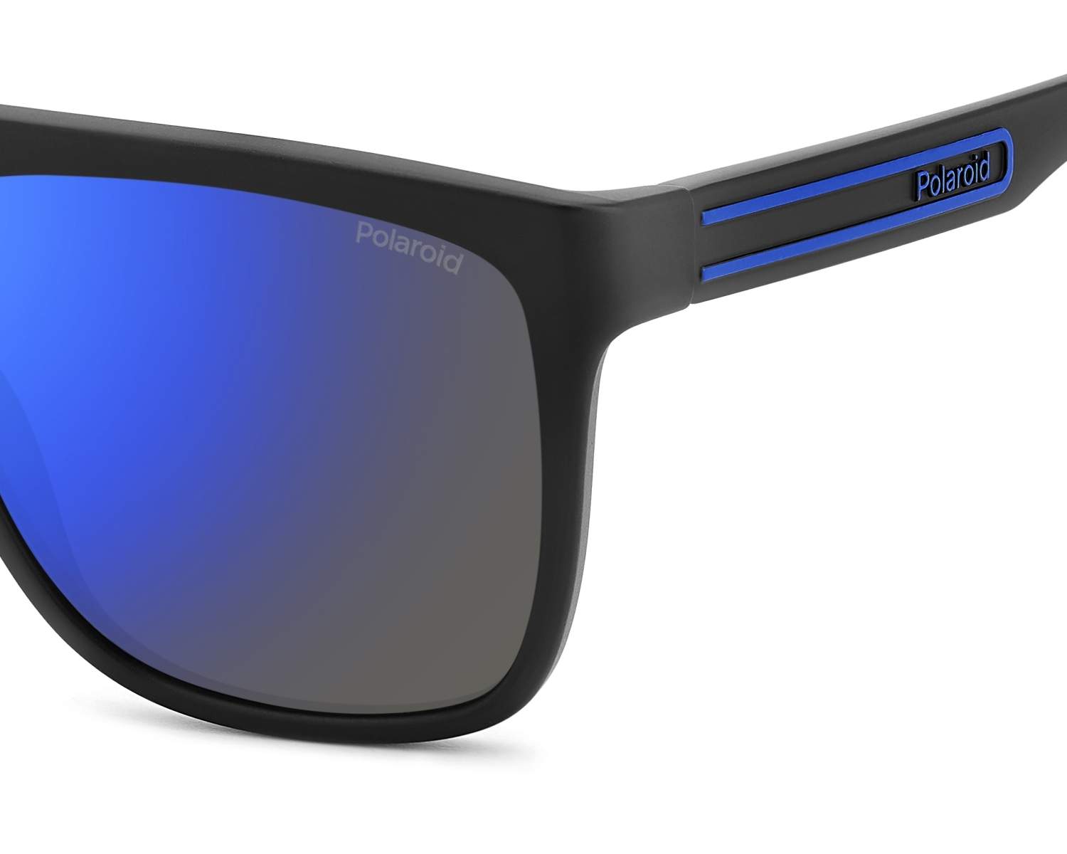 Polaroid PLD-2162-S 0VK/5X 56-16 Black Blue vue 360 degr&eacute;s 1