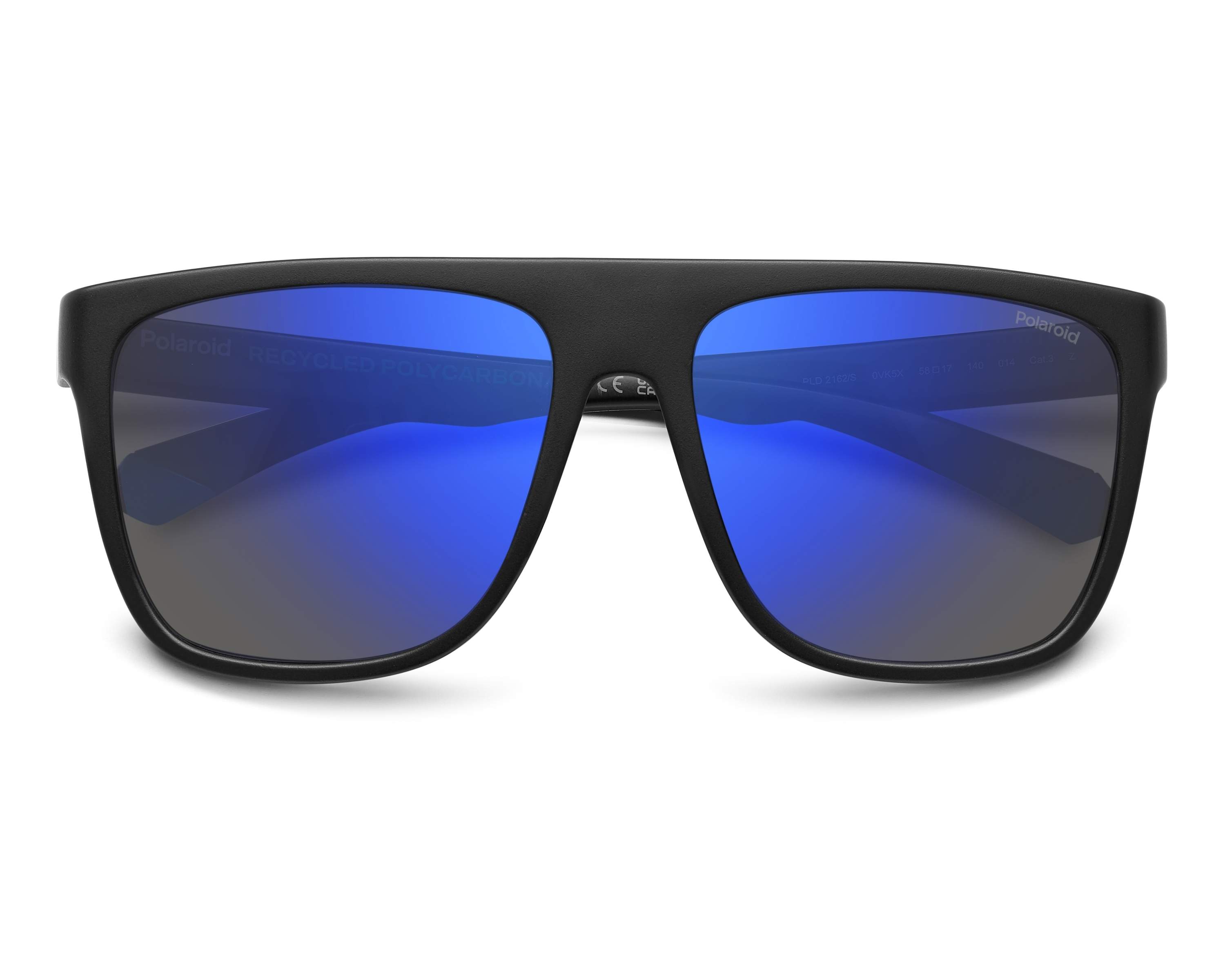 Polaroid PLD-2162-S 0VK/5X 56-16 Black Blue vue 360 degr&eacute;s 5