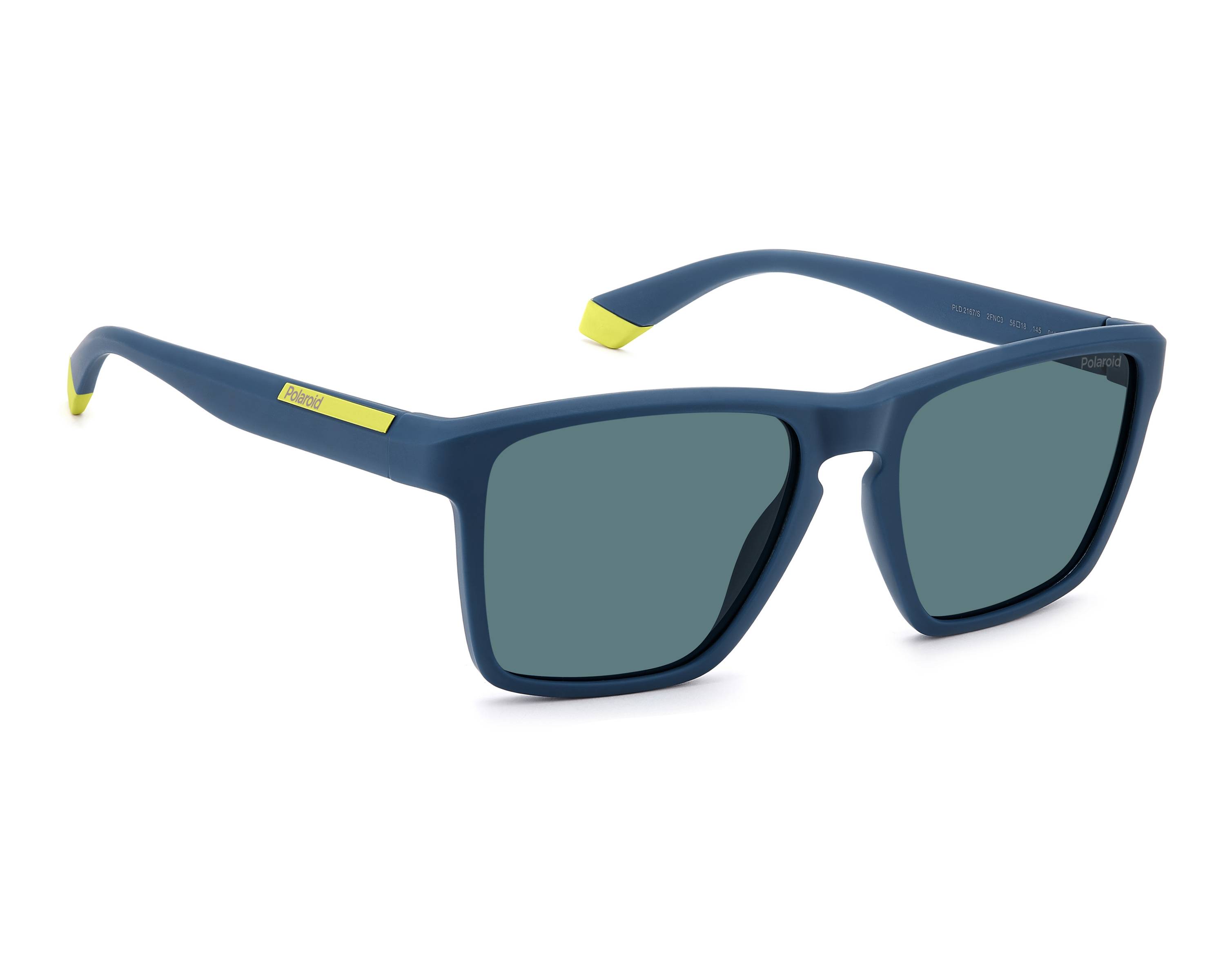 Polaroid PLD-2167-S 2FN/C3 56-18 Azul Amarillo vue 360 degr&eacute;s 2