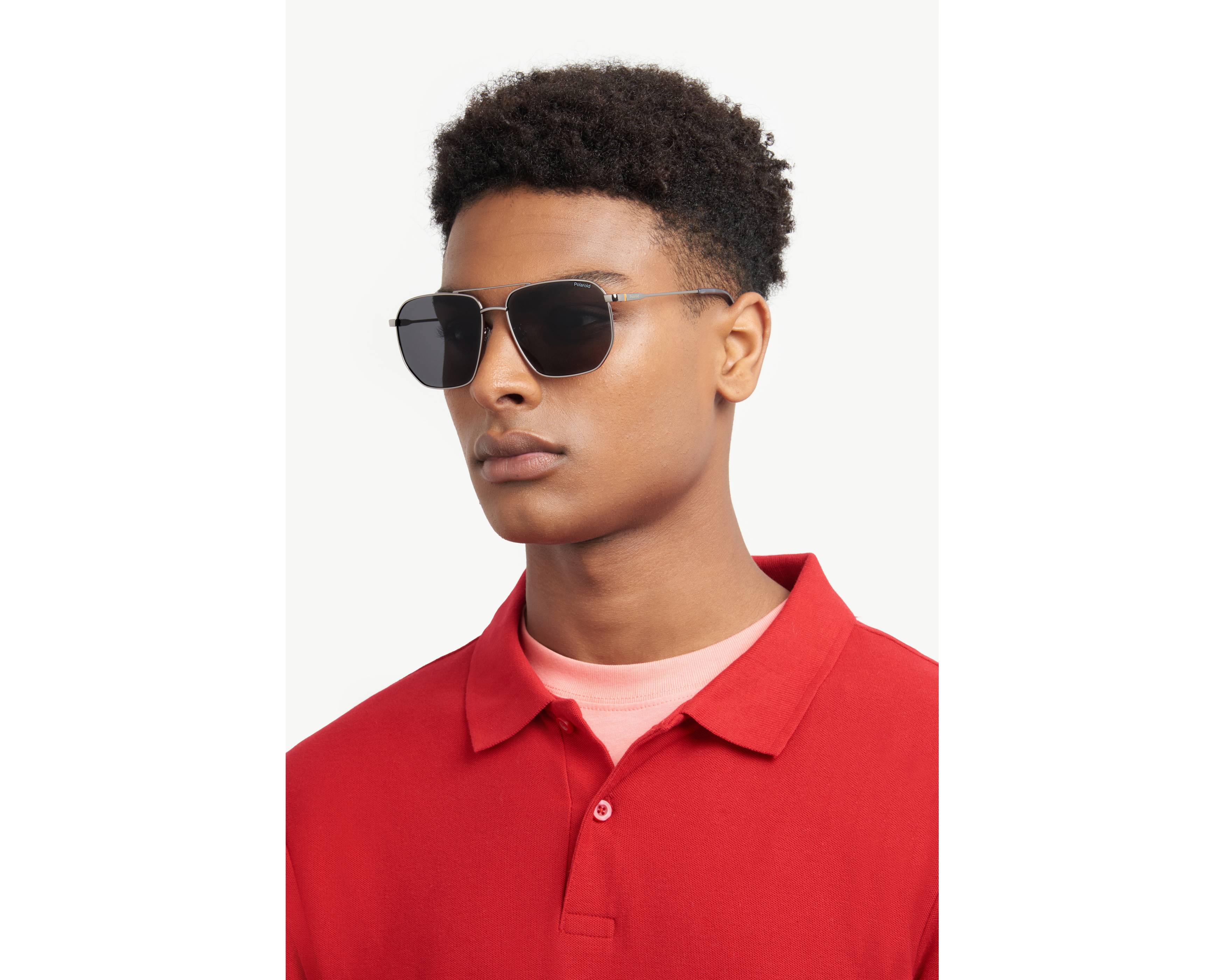 Polaroid PLD-4141-G-S-X KJ1/M9 59-15 Silver  vue 360 degr&eacute;s 6