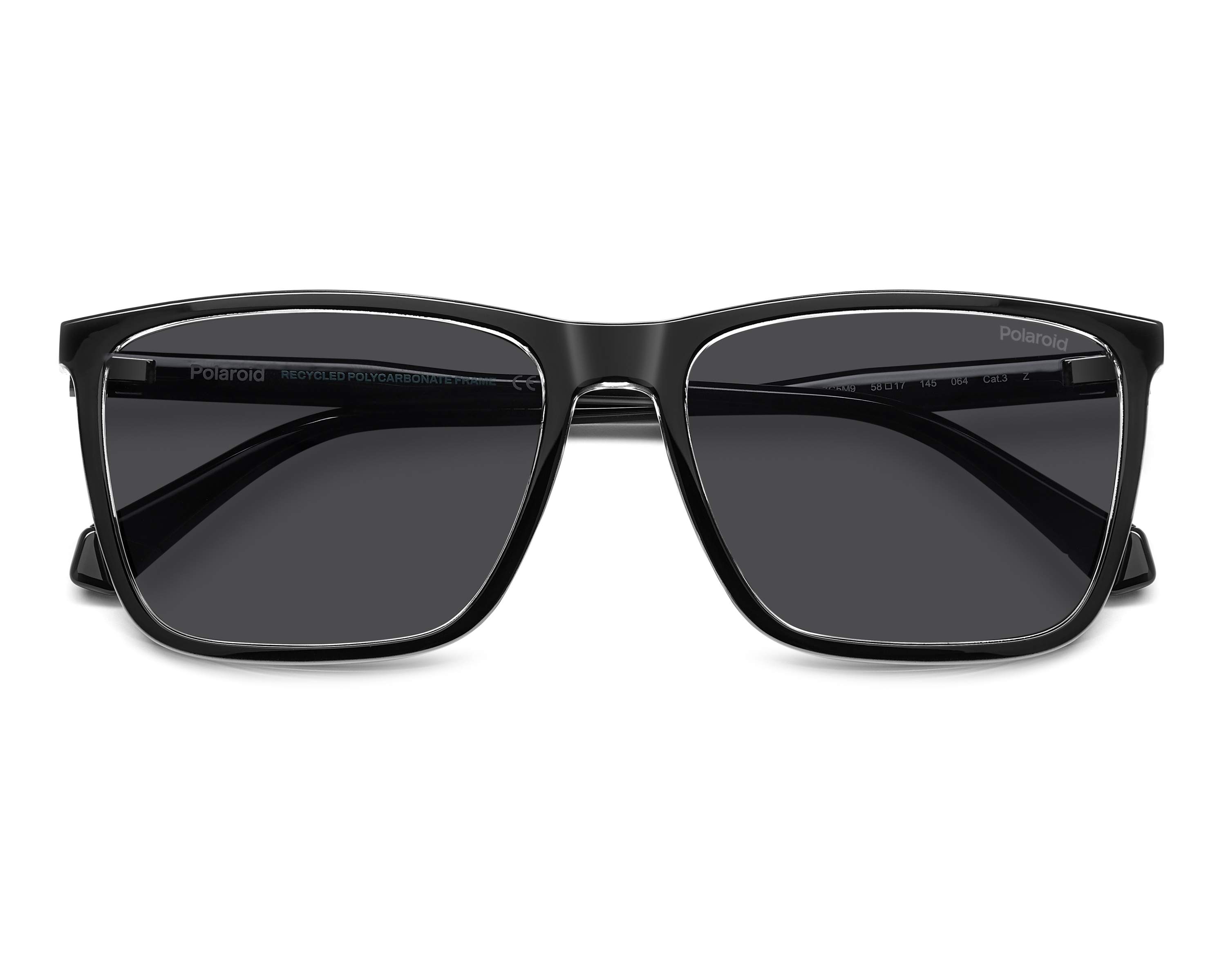 Polaroid PLD-4180-S 7C5/M9 58-17 Noir Cristal vue 360 degr&eacute;s 5