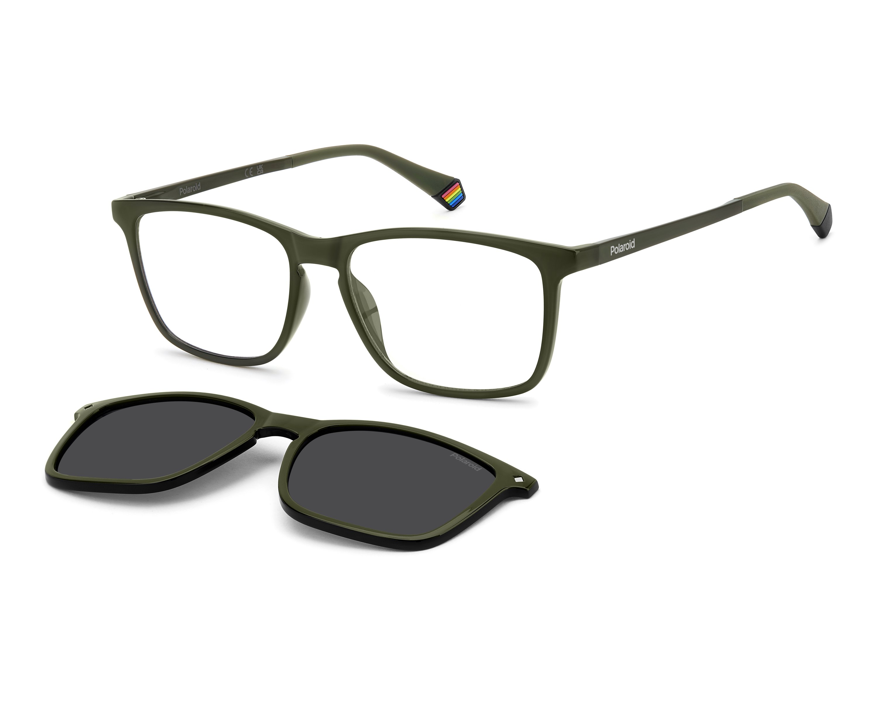 Polaroid PLD-6139-CS BHP/M9 55-16 Vert Noir vue 360 degr&eacute;s 1