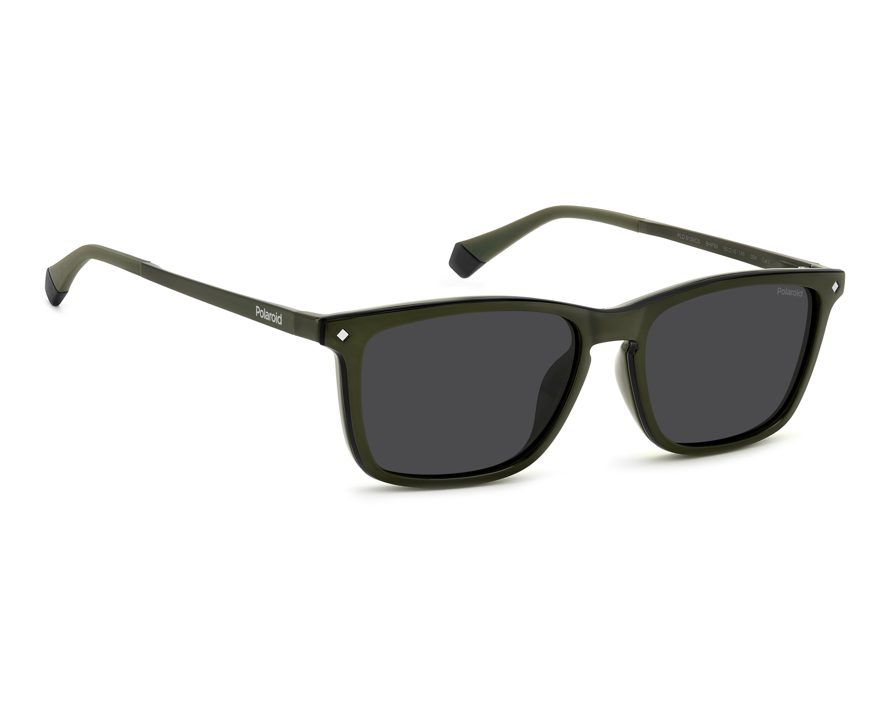 Polaroid PLD-6139-CS BHP/M9 55-16 Vert Noir vue 360 degr&eacute;s 2
