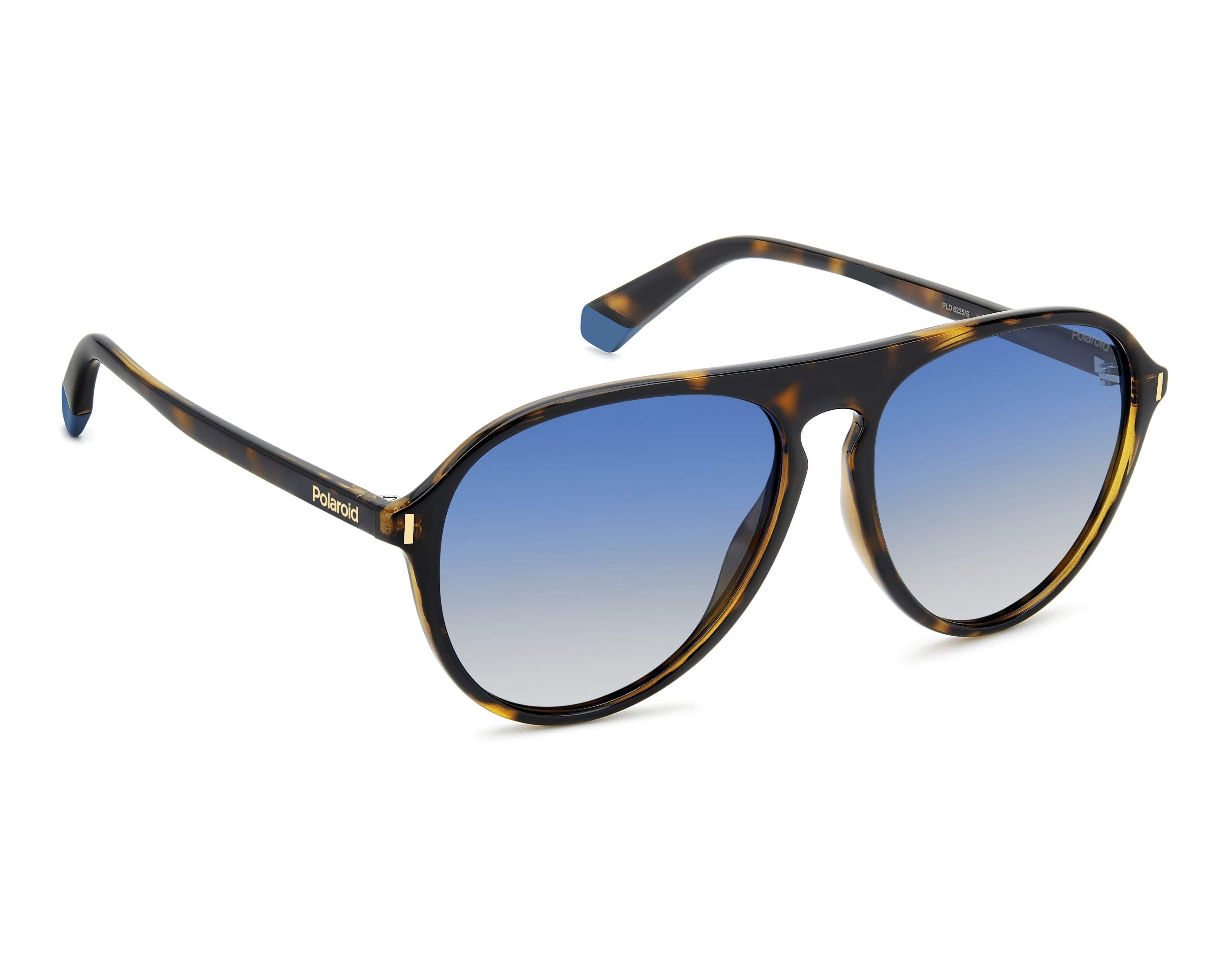 Polaroid PLD-6225-S 086/Z7 57-15 Havana  vue 360 degr&eacute;s 3