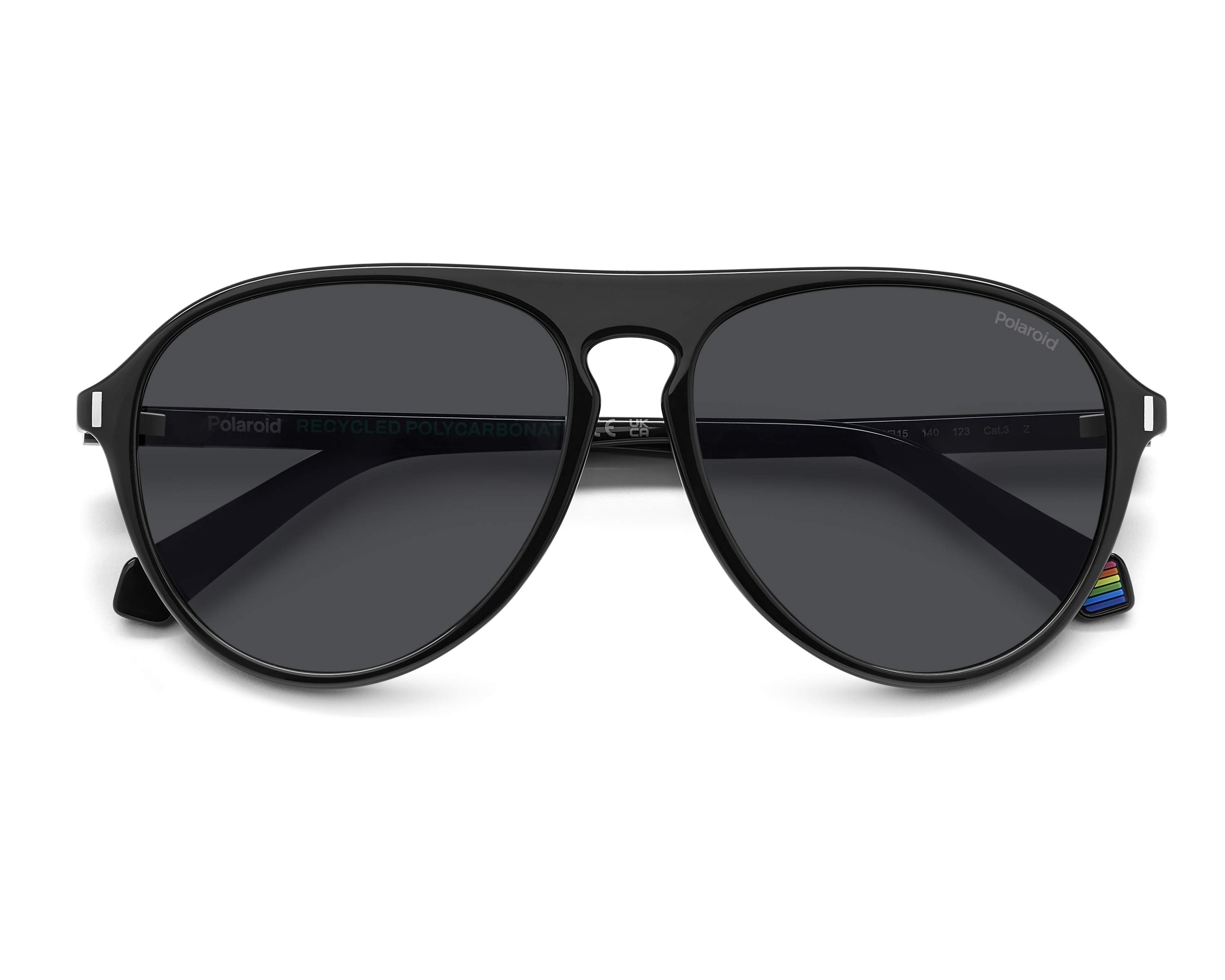 Polaroid PLD-6225-S 807/M9 57-15 Noir  vue 360 degr&eacute;s 5