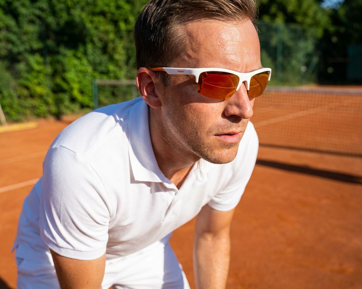 Polaroid PLD-7042-S 0ZE/OZ 64-12 Blanc Jaune vue 360 degr&eacute;s 6