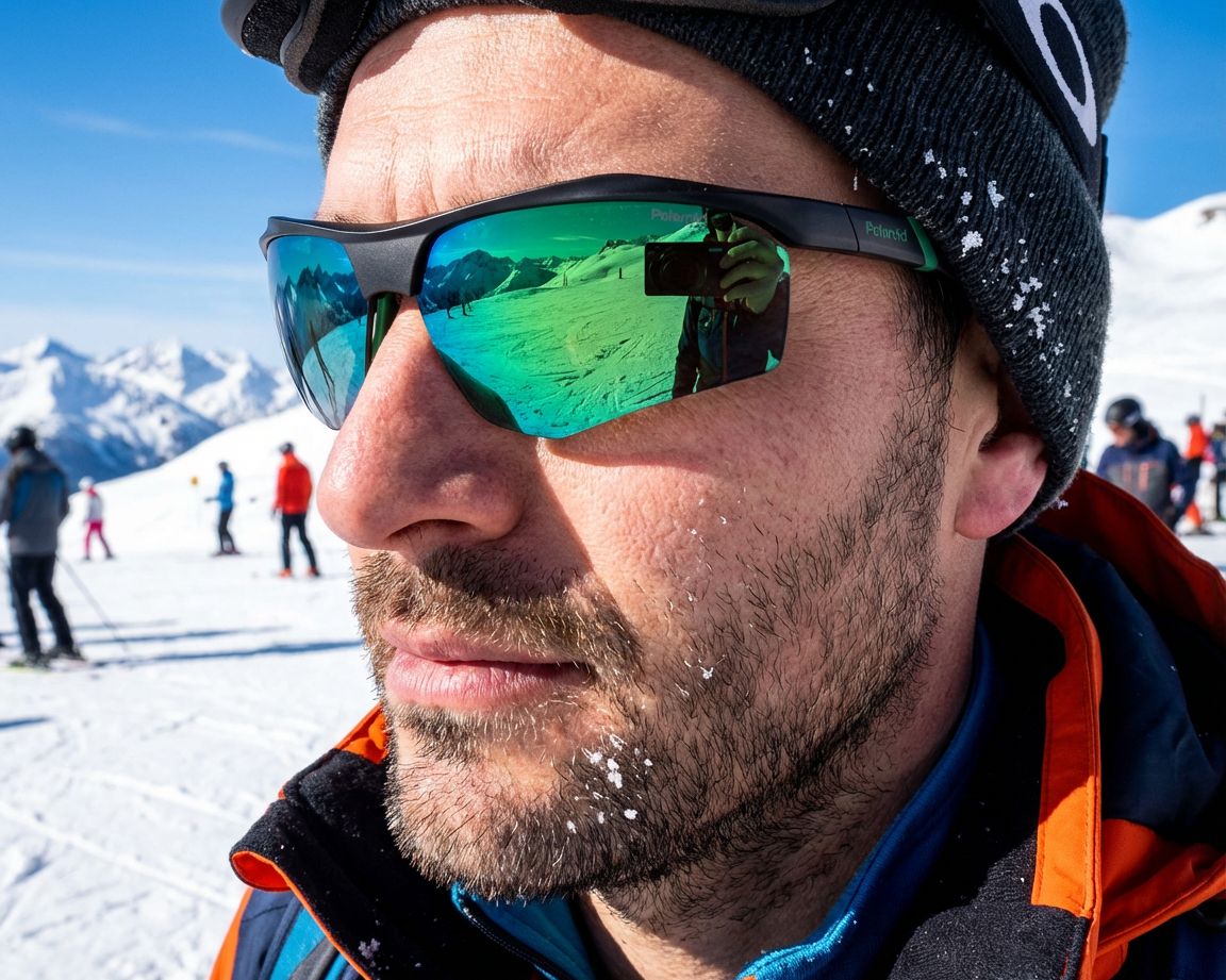 Polaroid PLD-7055-S 3OL/78 68-10 Noir Vert vue 360 degr&eacute;s 8