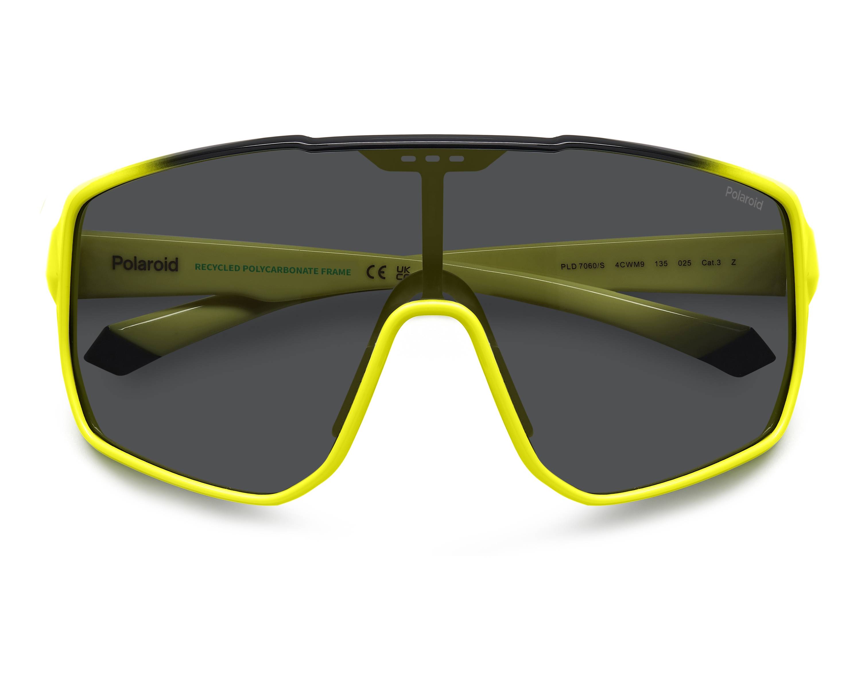 Polaroid PLD-7060-S 4CW/M9 - Noir Jaune vue 360 degr&eacute;s 2