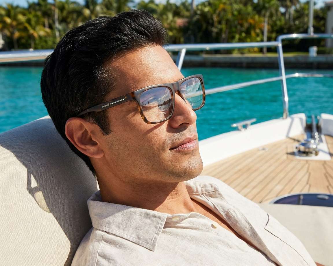 Polaroid PLD-D533 N9P 56-16 Havana  vue 360 degr&eacute;s 7