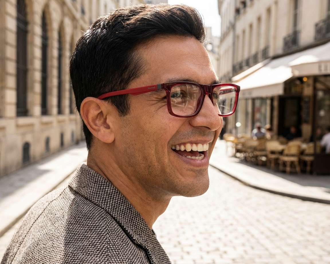 Polaroid PLD-D548 C9A 56-17 Rouge  vue 360 degr&eacute;s 7