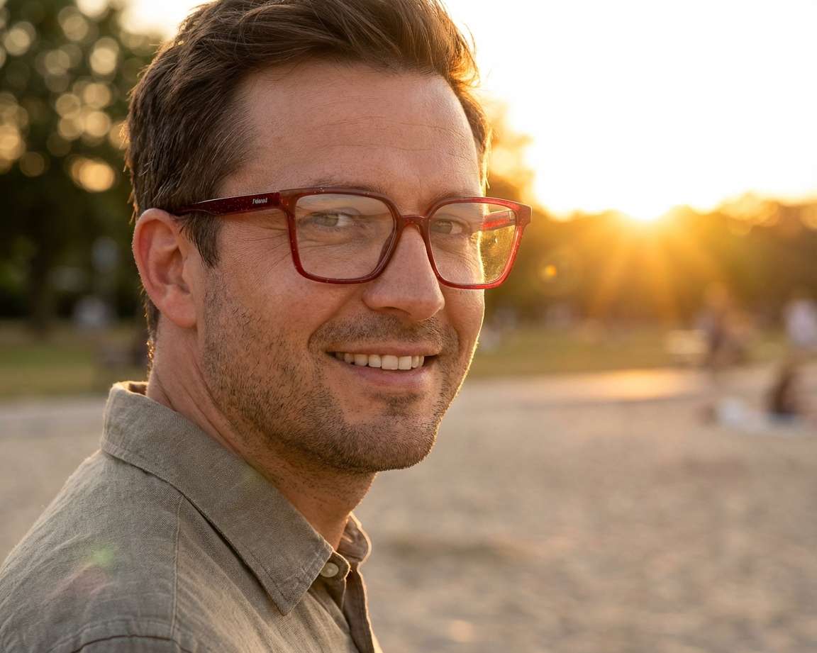 Polaroid PLD-D836 C9A 49-14 Rouge  vue 360 degr&eacute;s 7