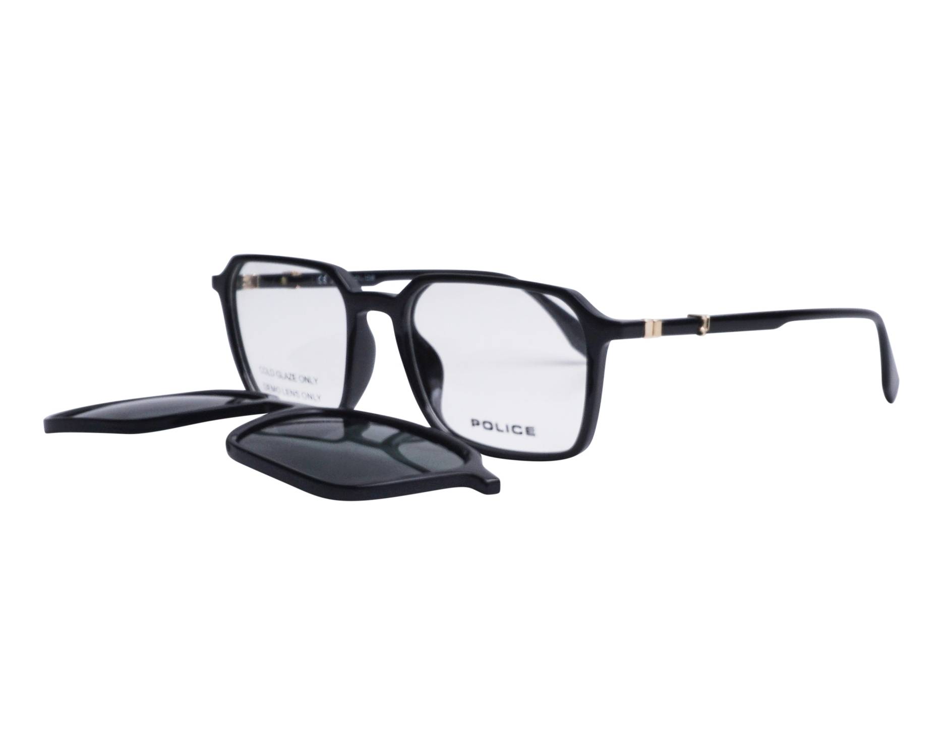 Police UPLR60 Z42P 52-18 Black Gold vue 360 degr&eacute;s 1