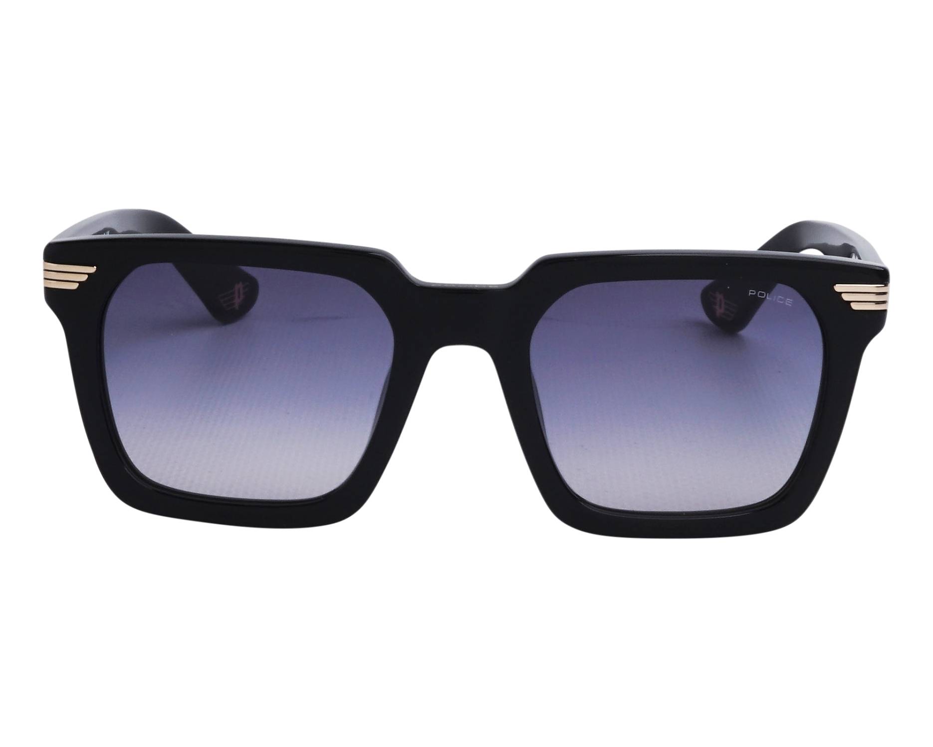Police SPLP29 700Y 52-21 Noir Or vue de face