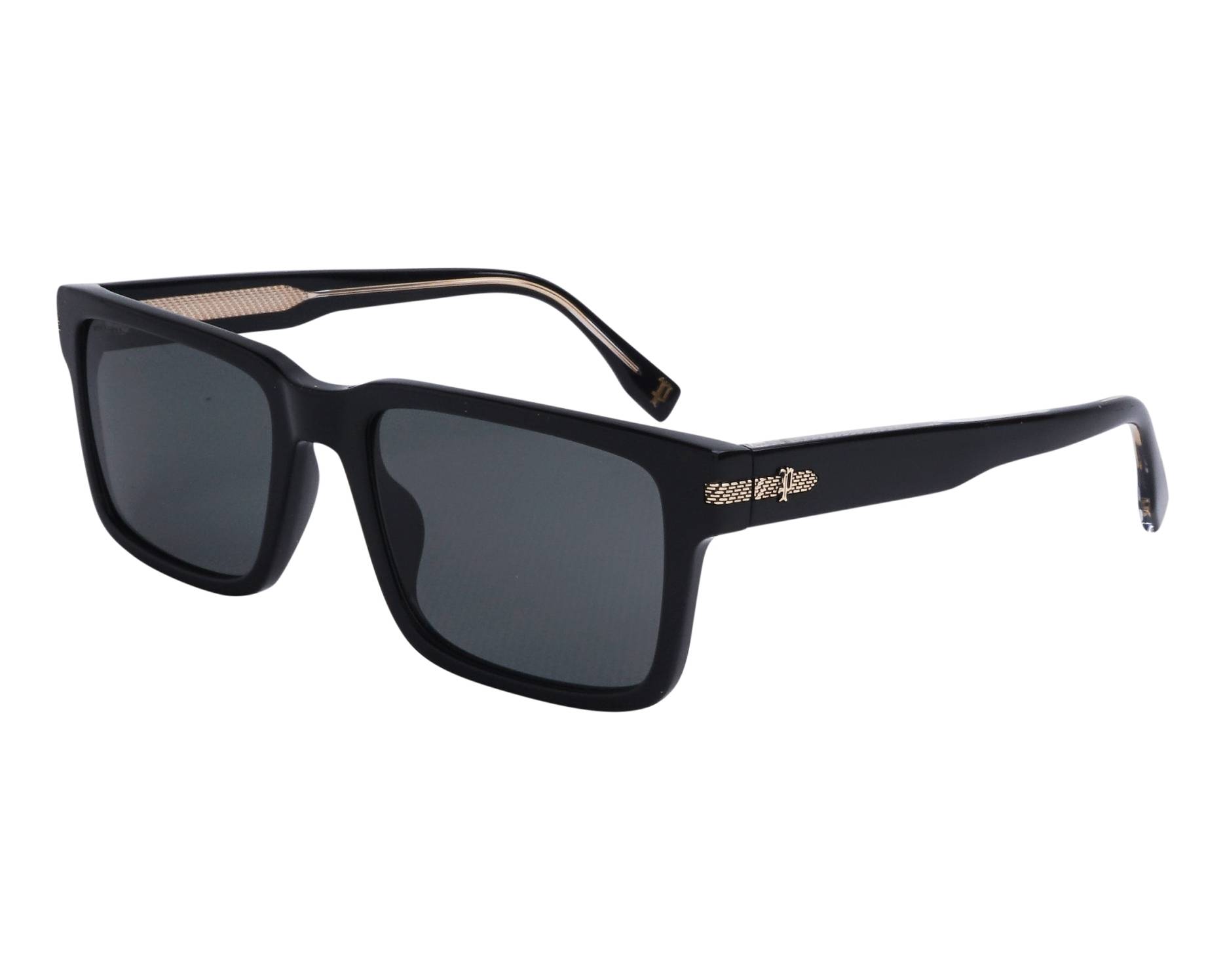 Police SPLR75 700P 57-20 Noir Or vue de c&ocirc;t&eacute;