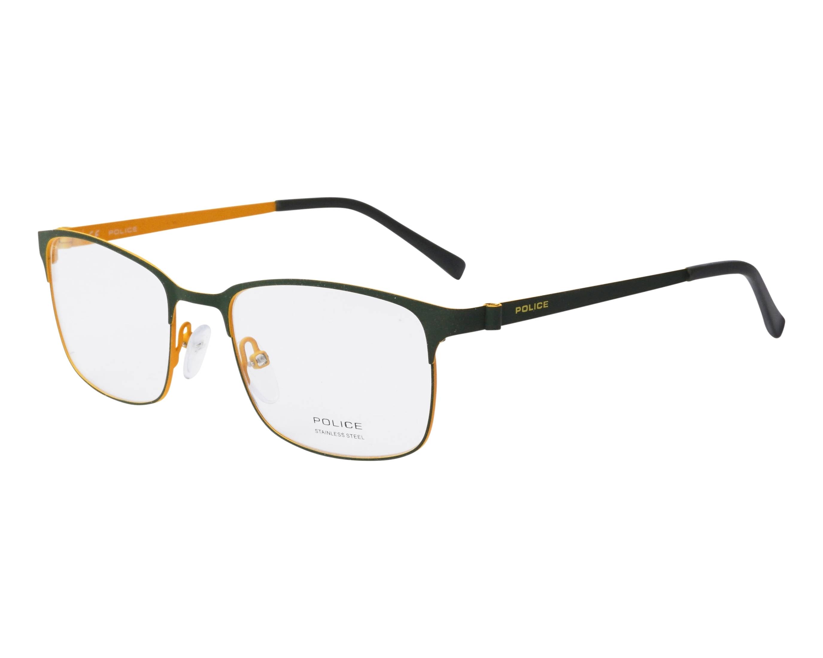 Police VK542 0L50 - Verde cacto Naranja vue de profil