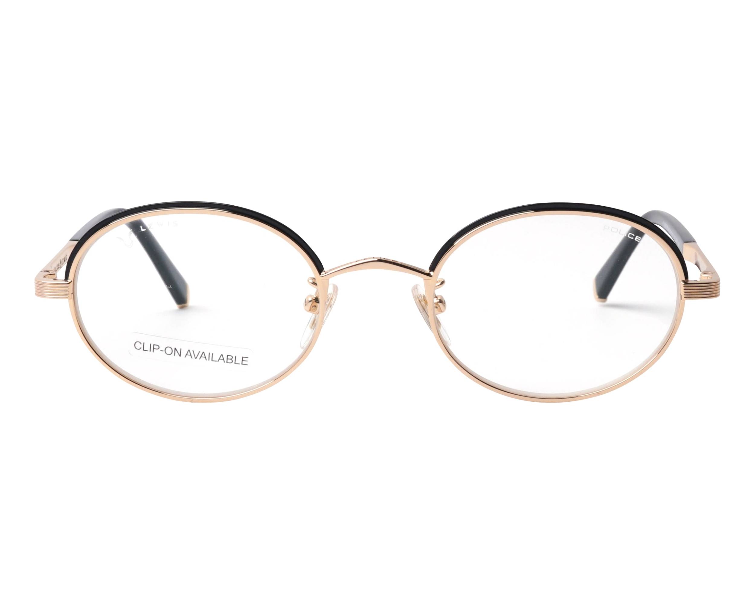 Police SPL-A-29 300Y 50-21 Rose doré Noir vue de face