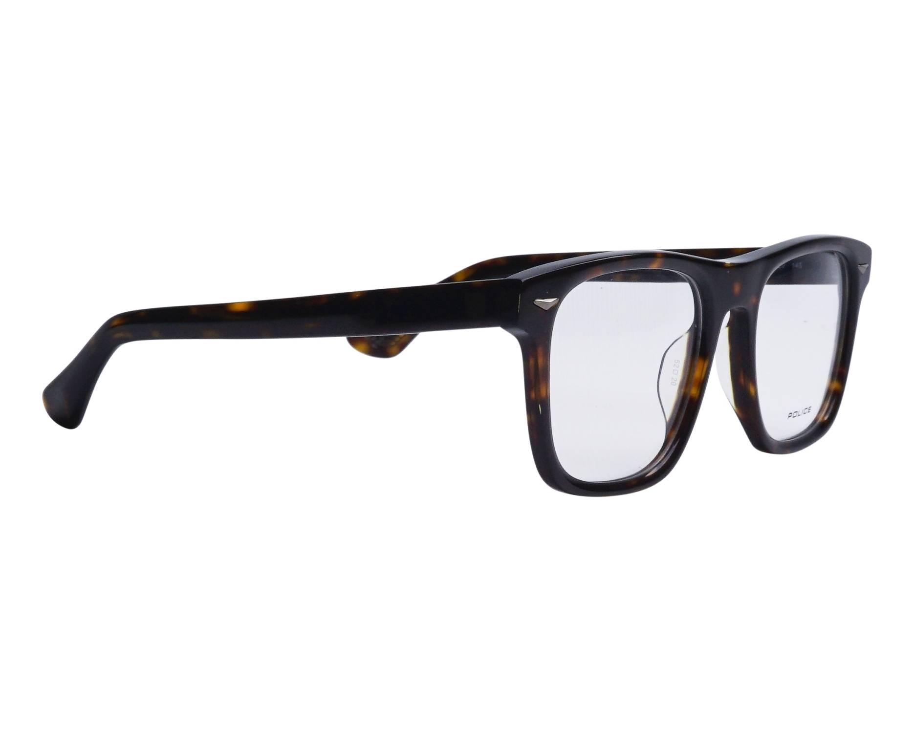 Police VPLL72 722V 52-20 Havane  vue 360 degr&eacute;s 1