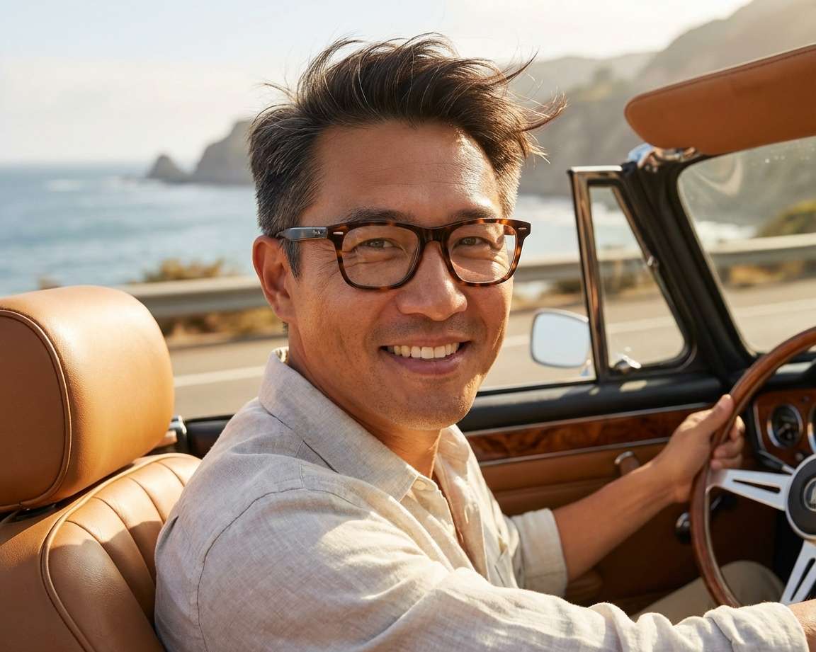 Police VPLL72 722V 52-20 Havane  vue 360 degr&eacute;s 6