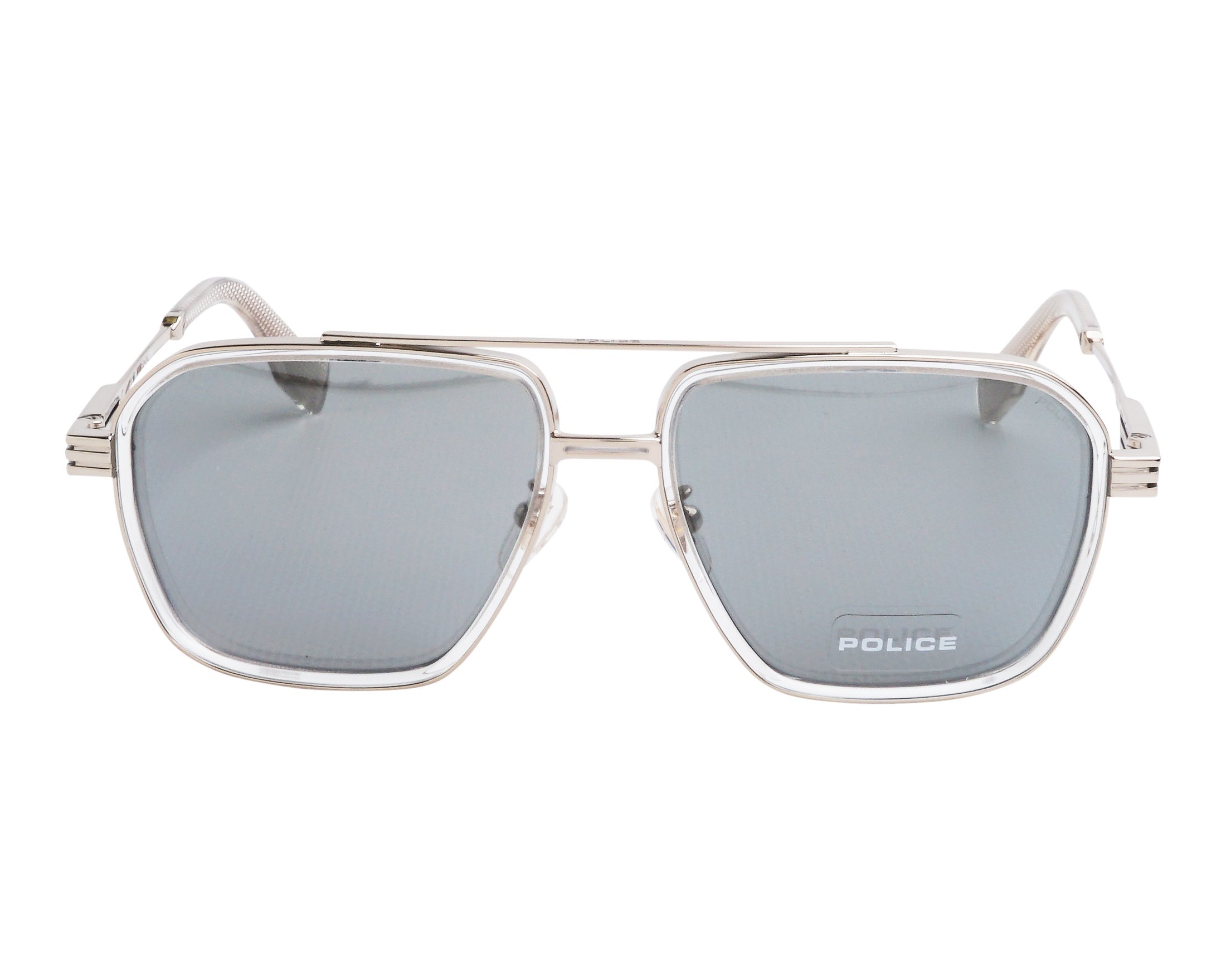 Police SPLQ91-E 8FFG 58-17 Argent Cristal vue de face