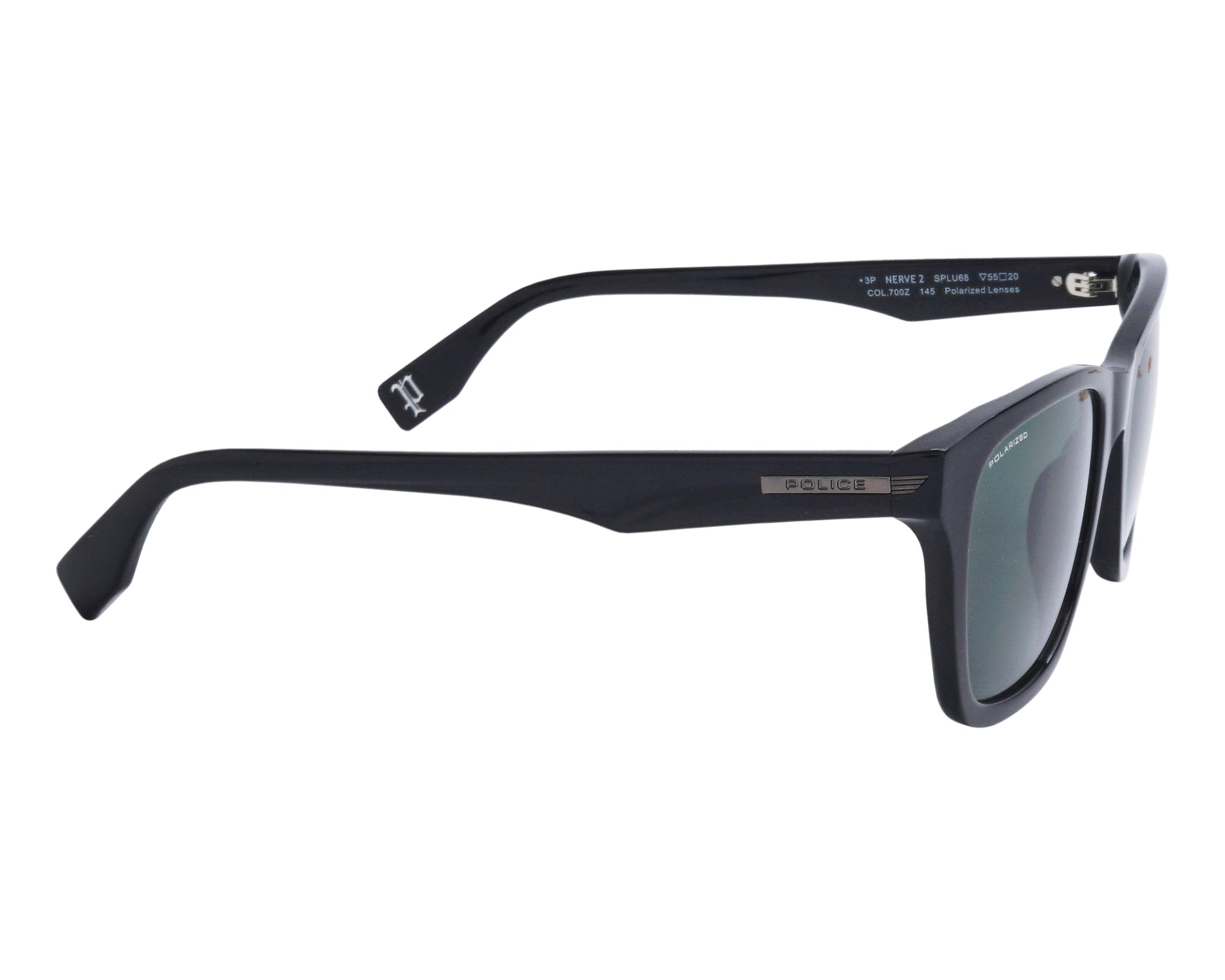 Police SPLU-68 700Z 55-20 Noir  vue de c&ocirc;t&eacute;