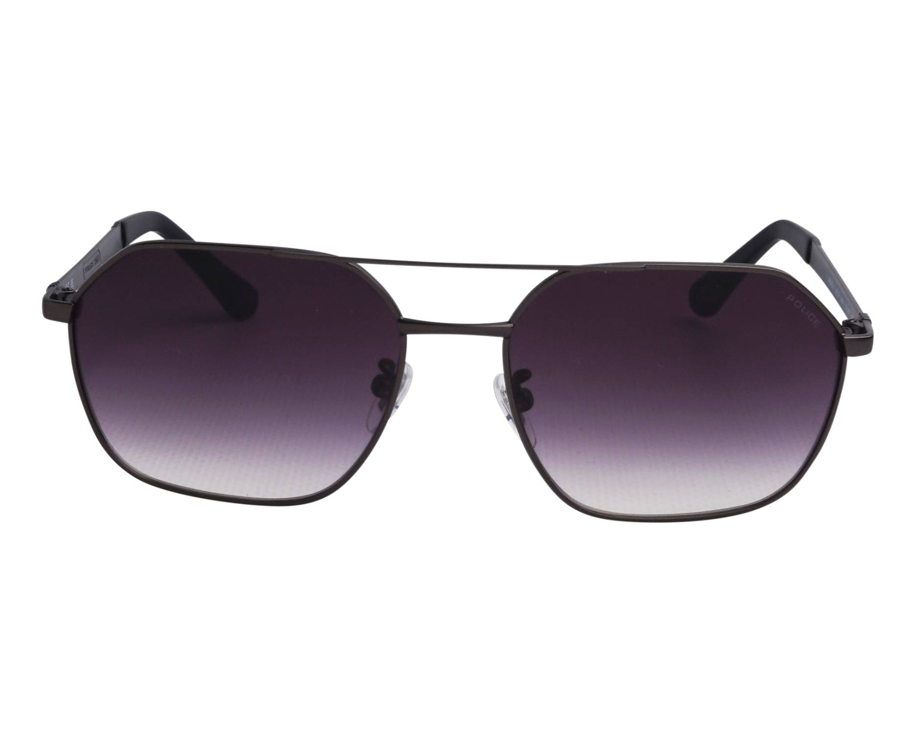 Police SPLC34 0627 58-17 Gunmetal Noir vue de face