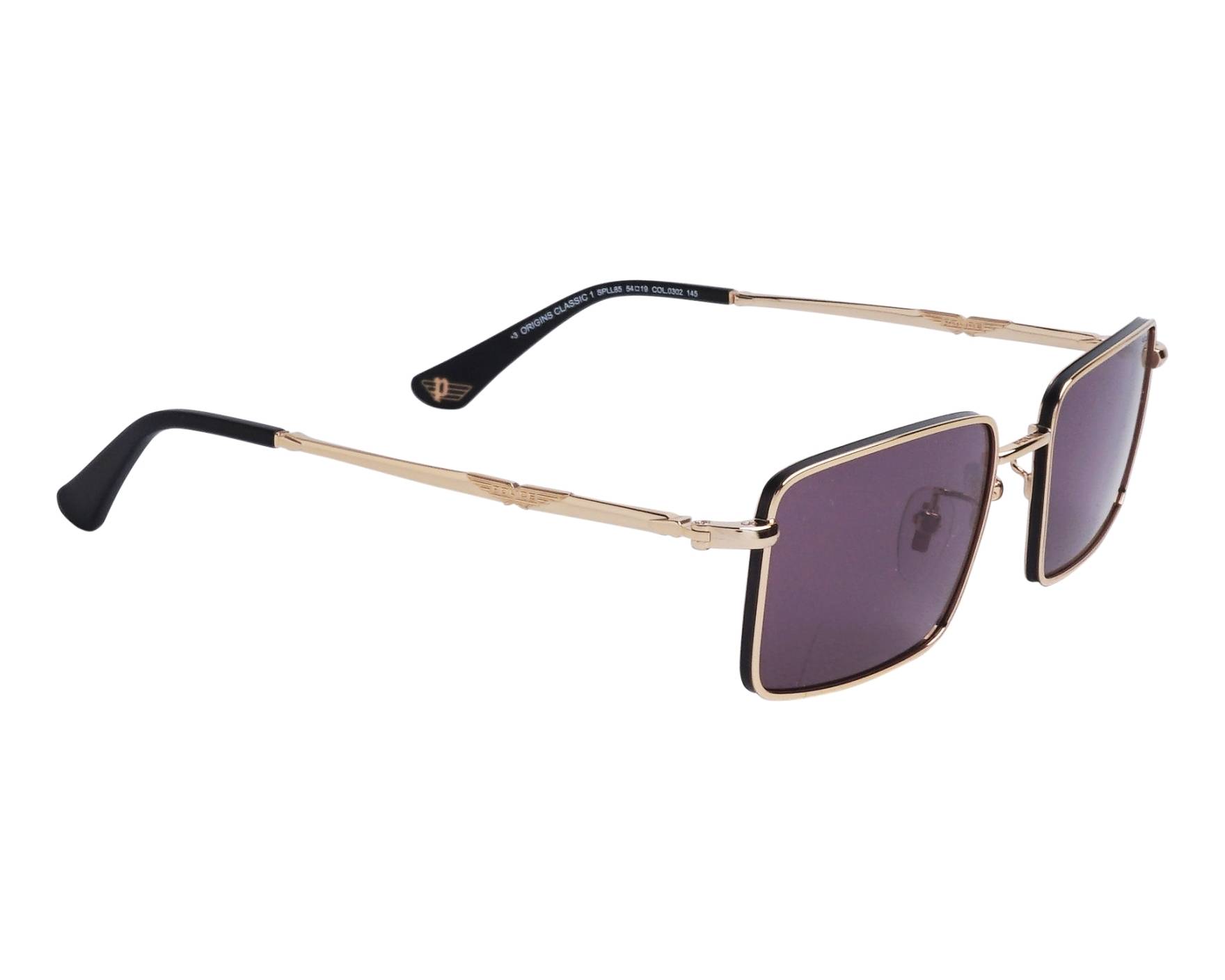 Police SPLL85 0302 54-19 Or Noir vue de c&ocirc;t&eacute;