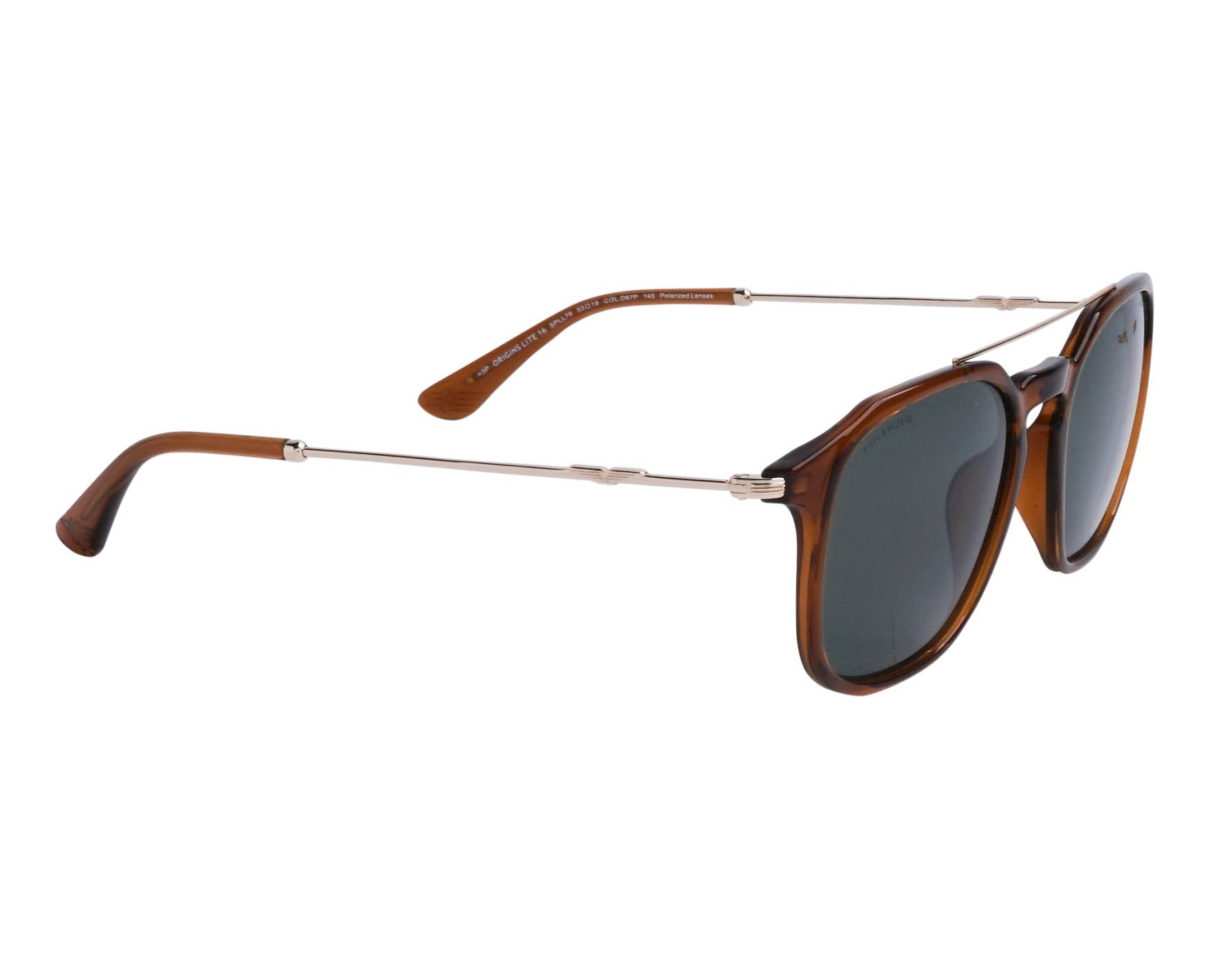 Police SPLL76 D67P 53-19 Marron Or vue de c&ocirc;t&eacute;