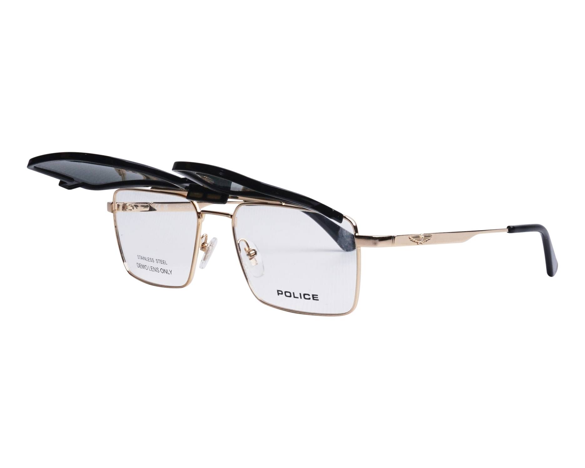 Police UPLR61 300P 55-18 gold schwarz vue 360 degr&eacute;s 5