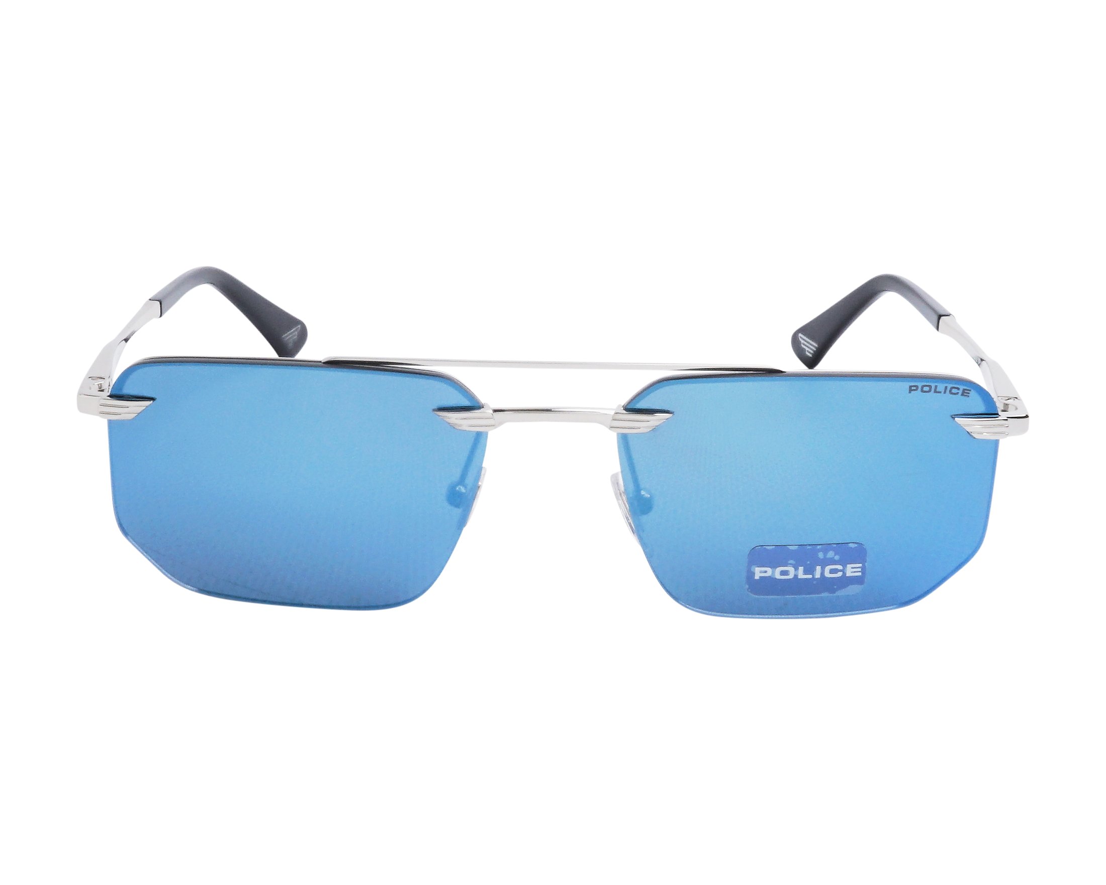 Police SPLU-76 579B 57-18 Acier Bleu vue de face