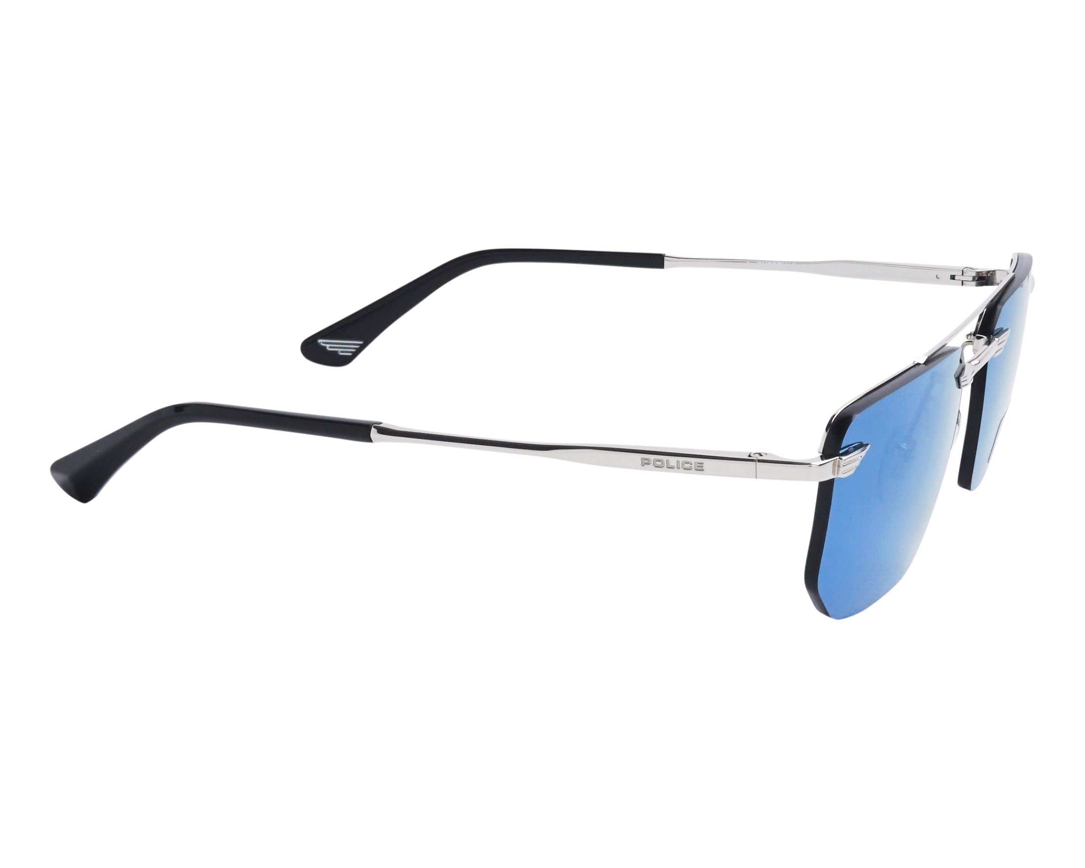 Police SPLU-76 579B 57-18 Acier Bleu vue de c&ocirc;t&eacute;