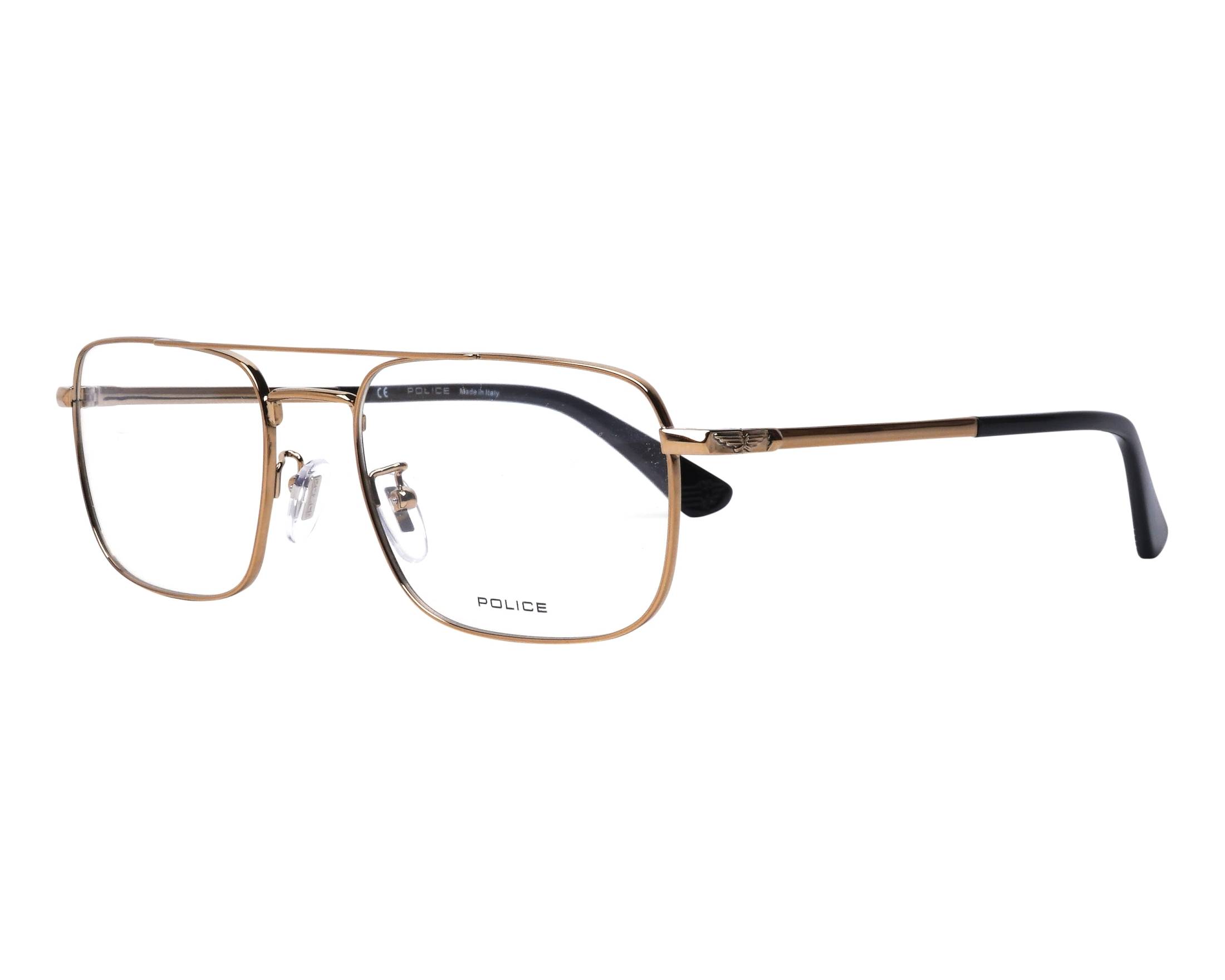 Police VPLD95 08FF - Or Noir vue de profil