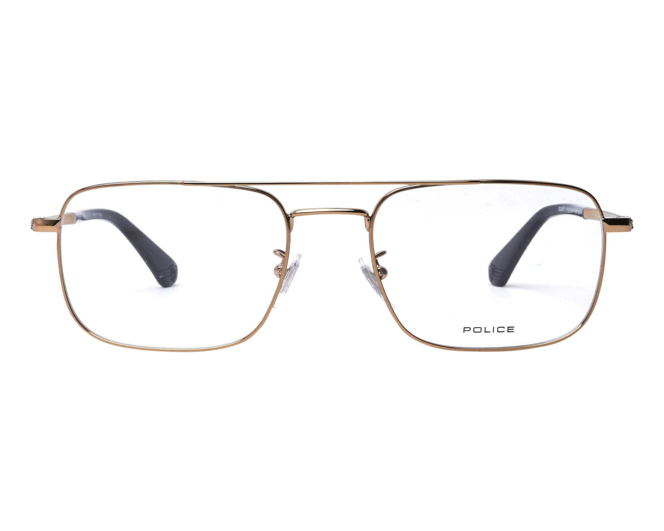 Police VPLD95 08FF - Or Noir vue de face