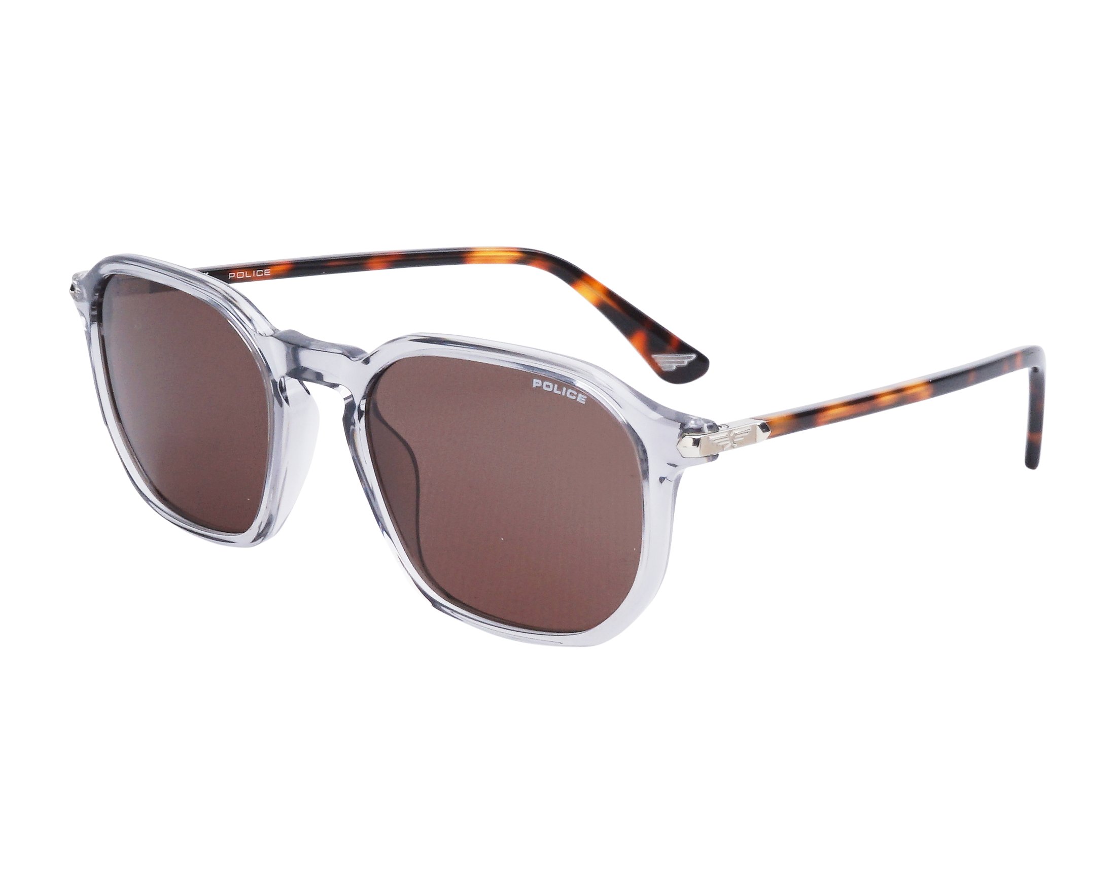 Police SPLU-69 04GO 53-20 Gris Havane vue de profil