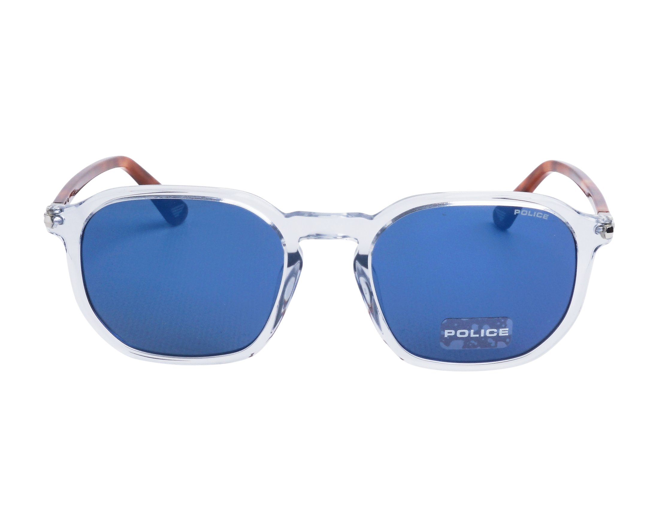 Police SPLU-69 71MB 53-20 Cristal Havane vue de face