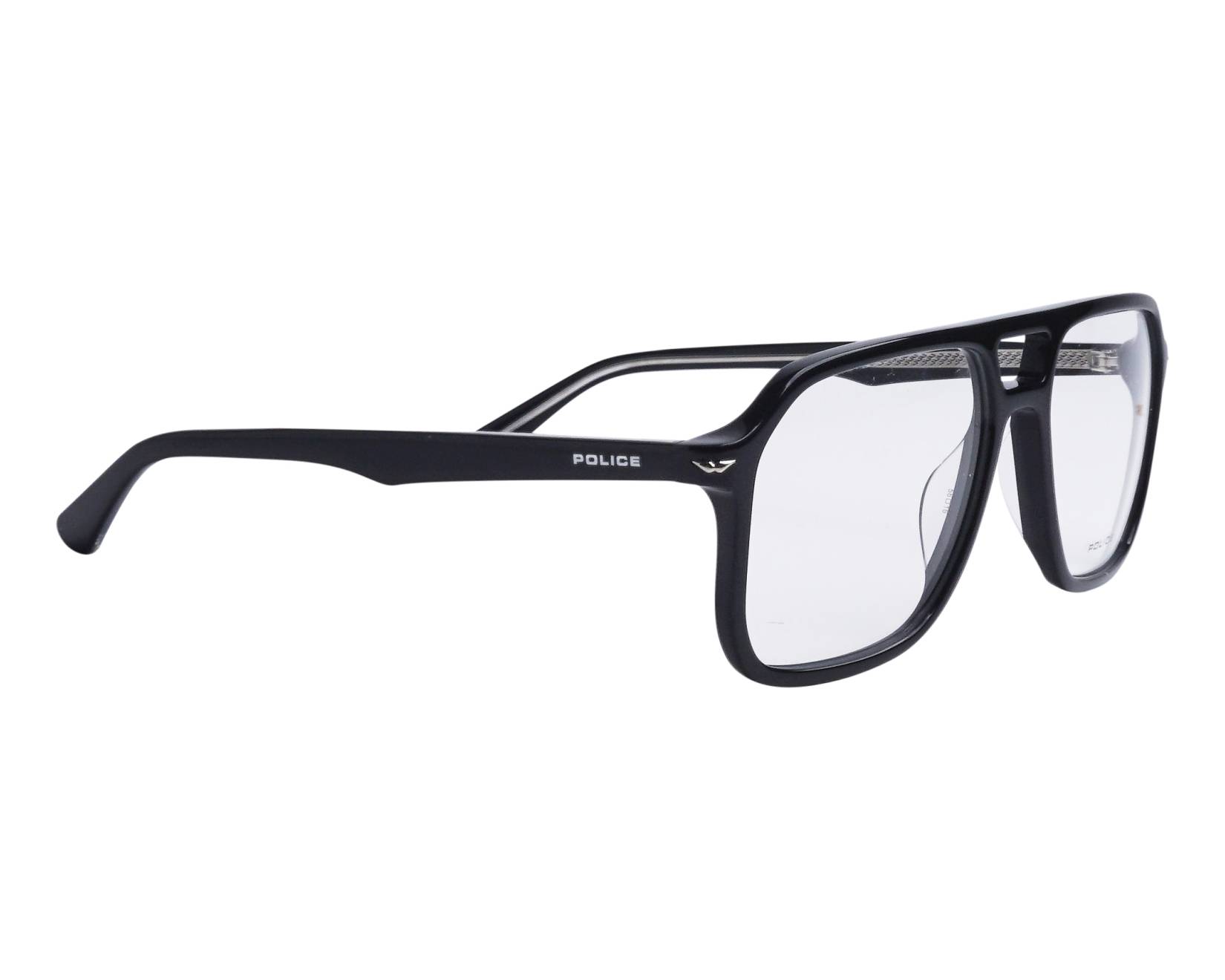 Lunettes De Vue POLICE V1771 Collection 0700 – Monture Noire Cerclée – Branches 145 Mm – Occasion Très Bon état