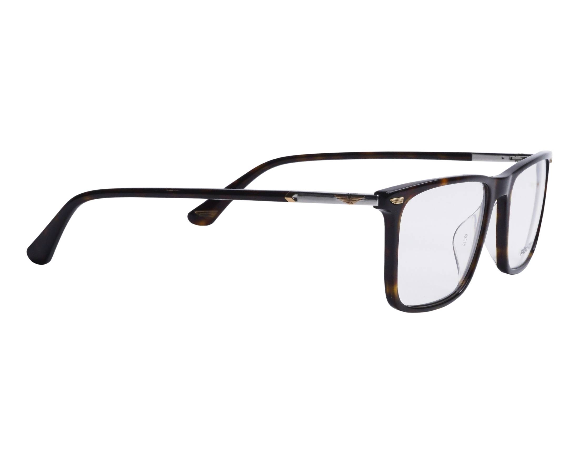Police VPLQ68 0722 55-18 Marron Havane vue de face