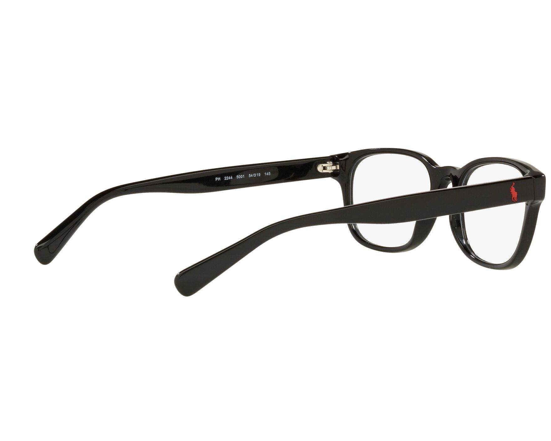 Polo Ralph Lauren PH2244 5001 54-19 Noir  vue 360 degr&eacute;s 9