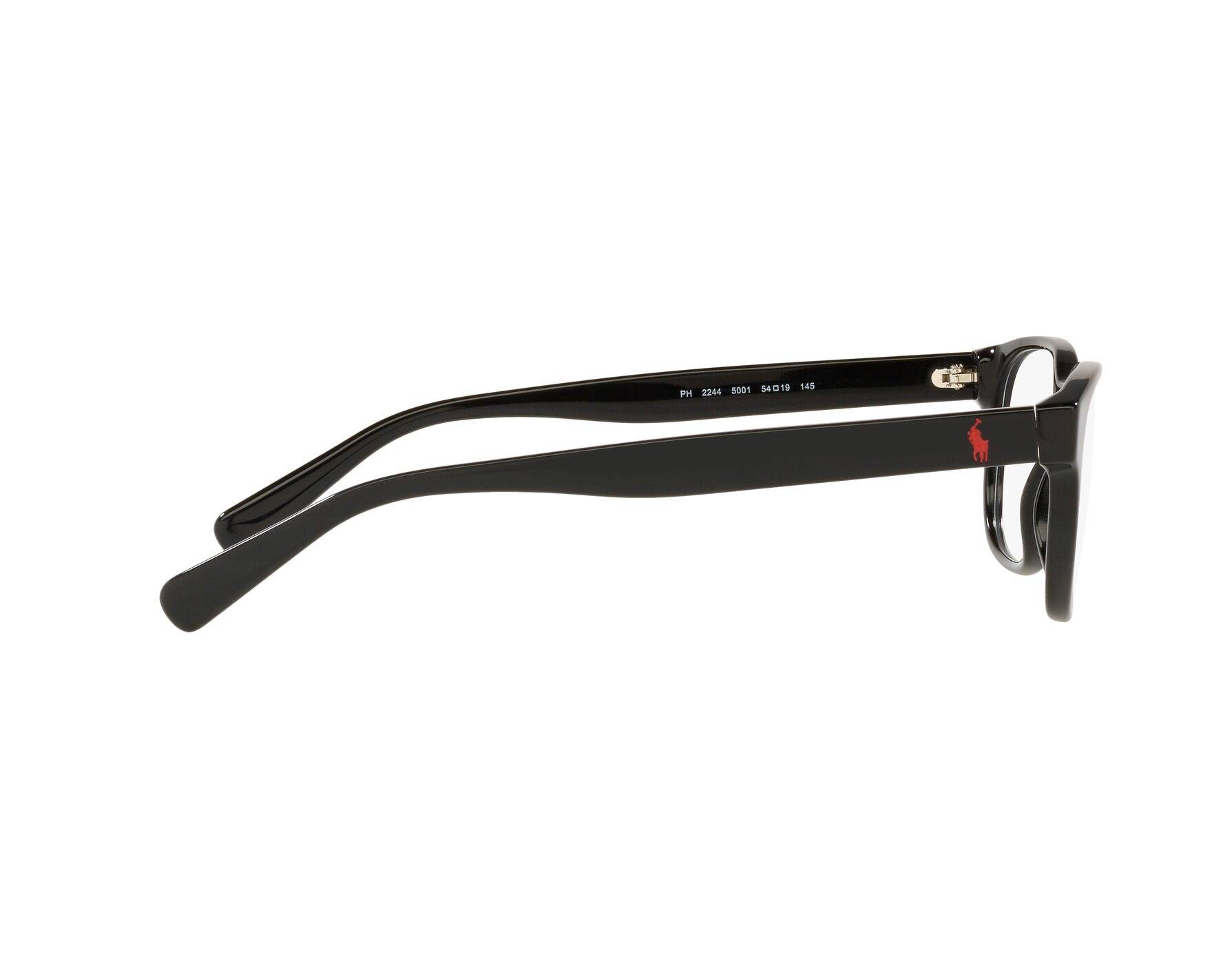Polo Ralph Lauren PH2244 5001 54-19 Noir  vue 360 degr&eacute;s 10