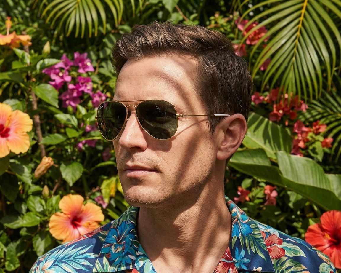 Ray-Ban RB-3025 919648 55-14 Gold  vue 360 degr&eacute;s 14